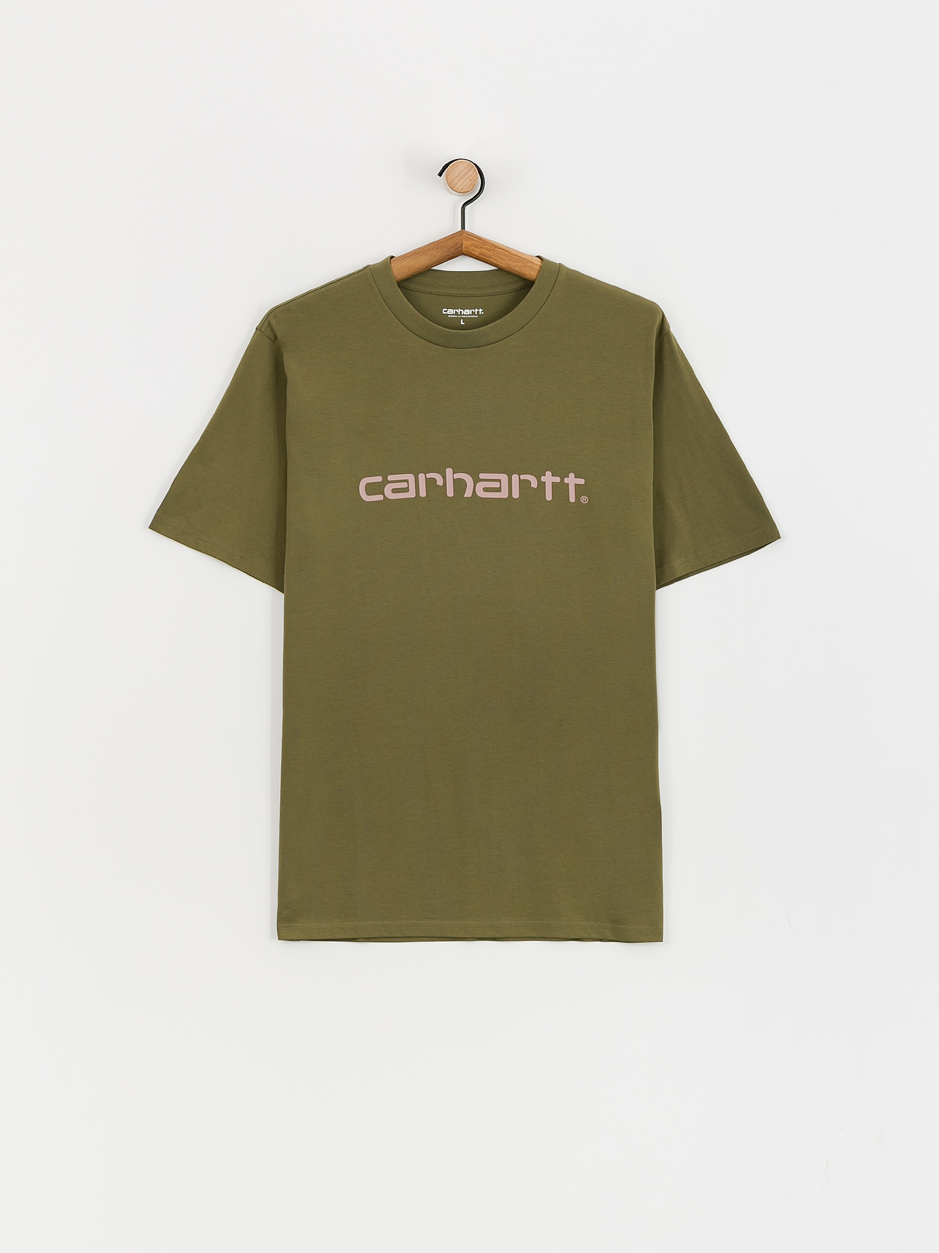T-shirt Carhartt WIP Script (dundee/glassy pink)