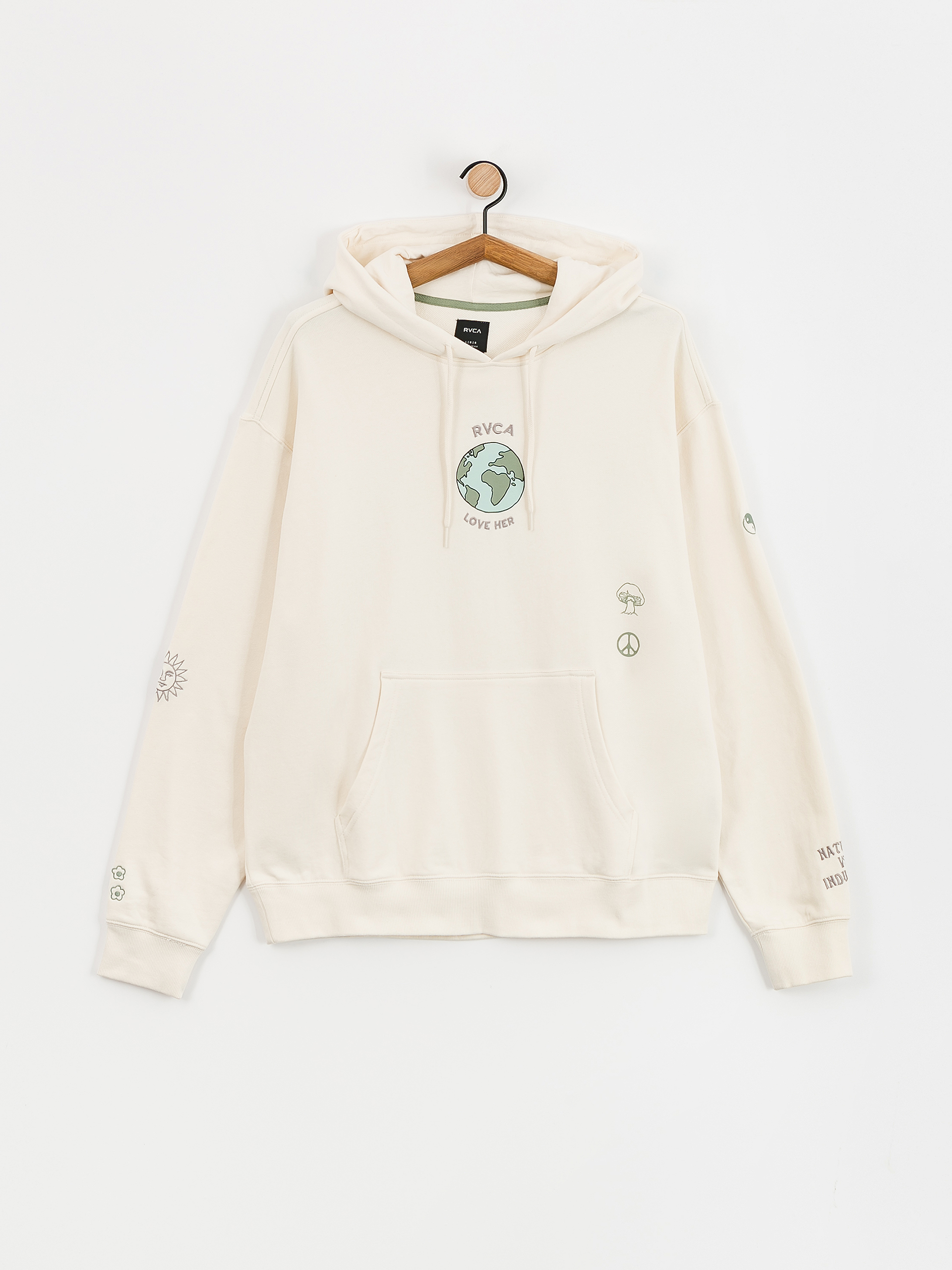 Bluza z kapturem RVCA Love Her HD (salt)