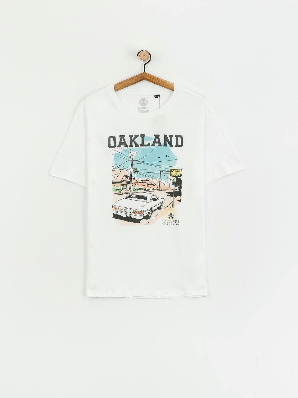 T-shirt Element Oakland Worldwide (optic white)