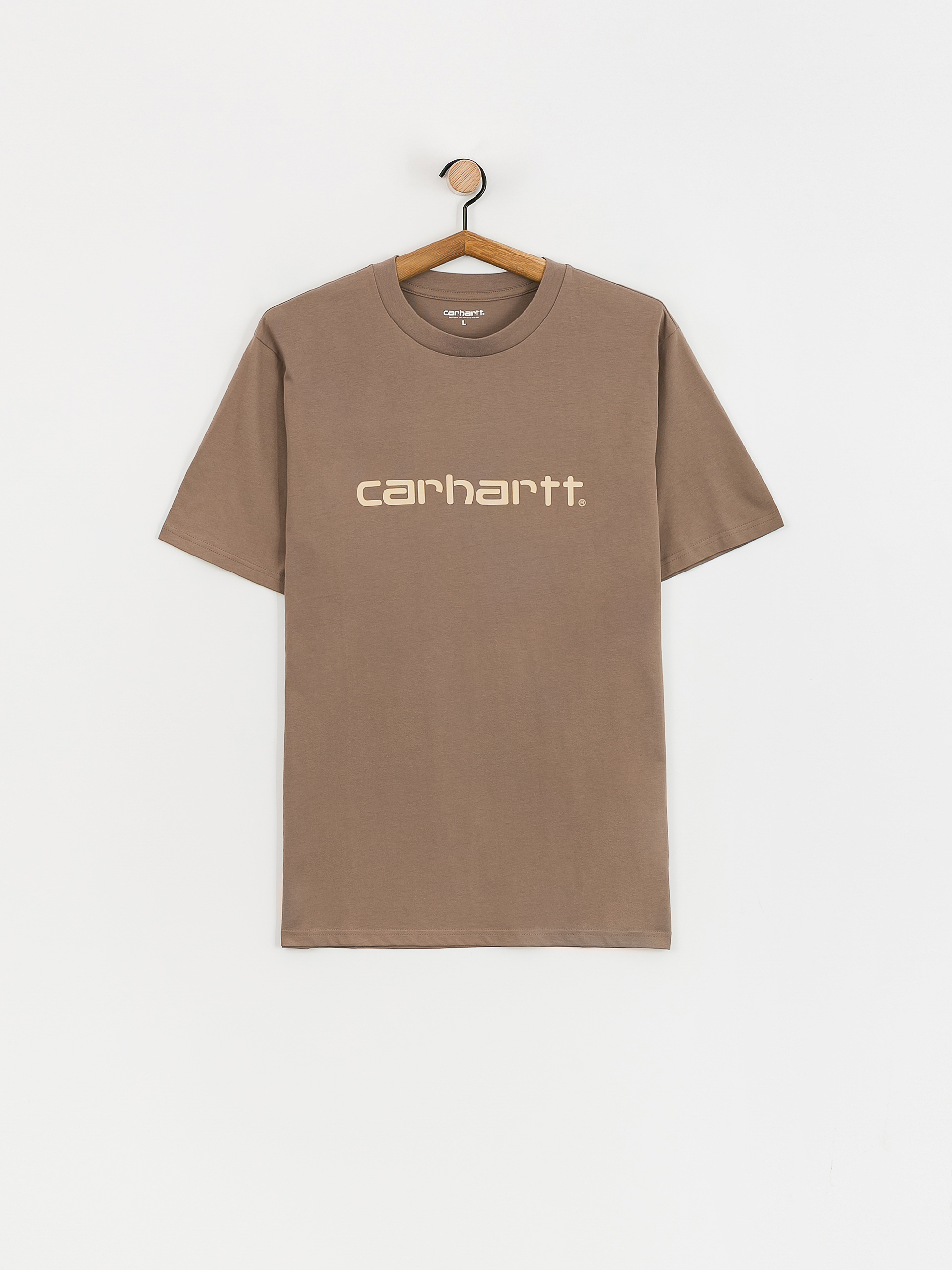 T-shirt Carhartt WIP Script (branch/rattan)