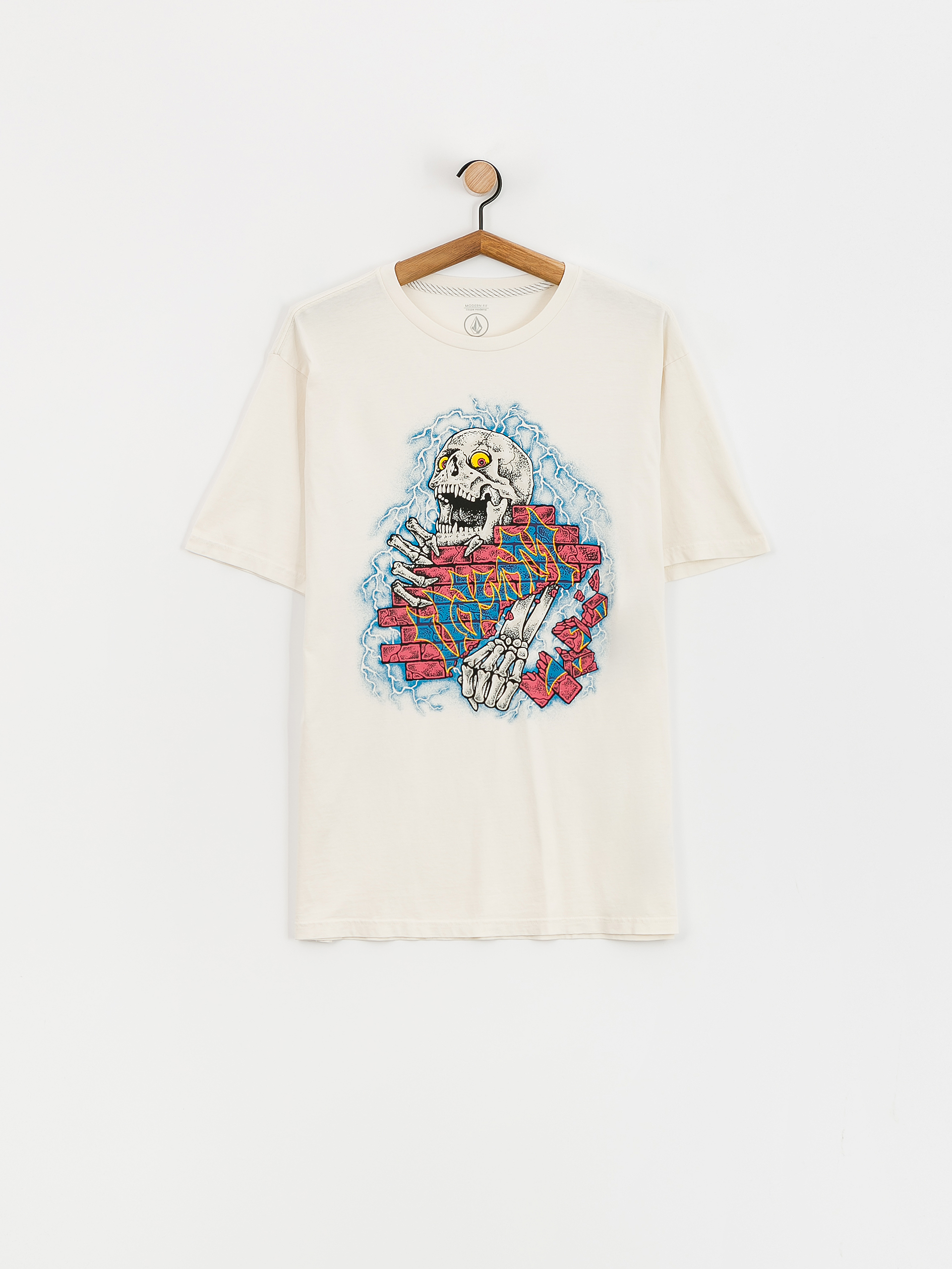 T-shirt Volcom Wall Puncher (off white)