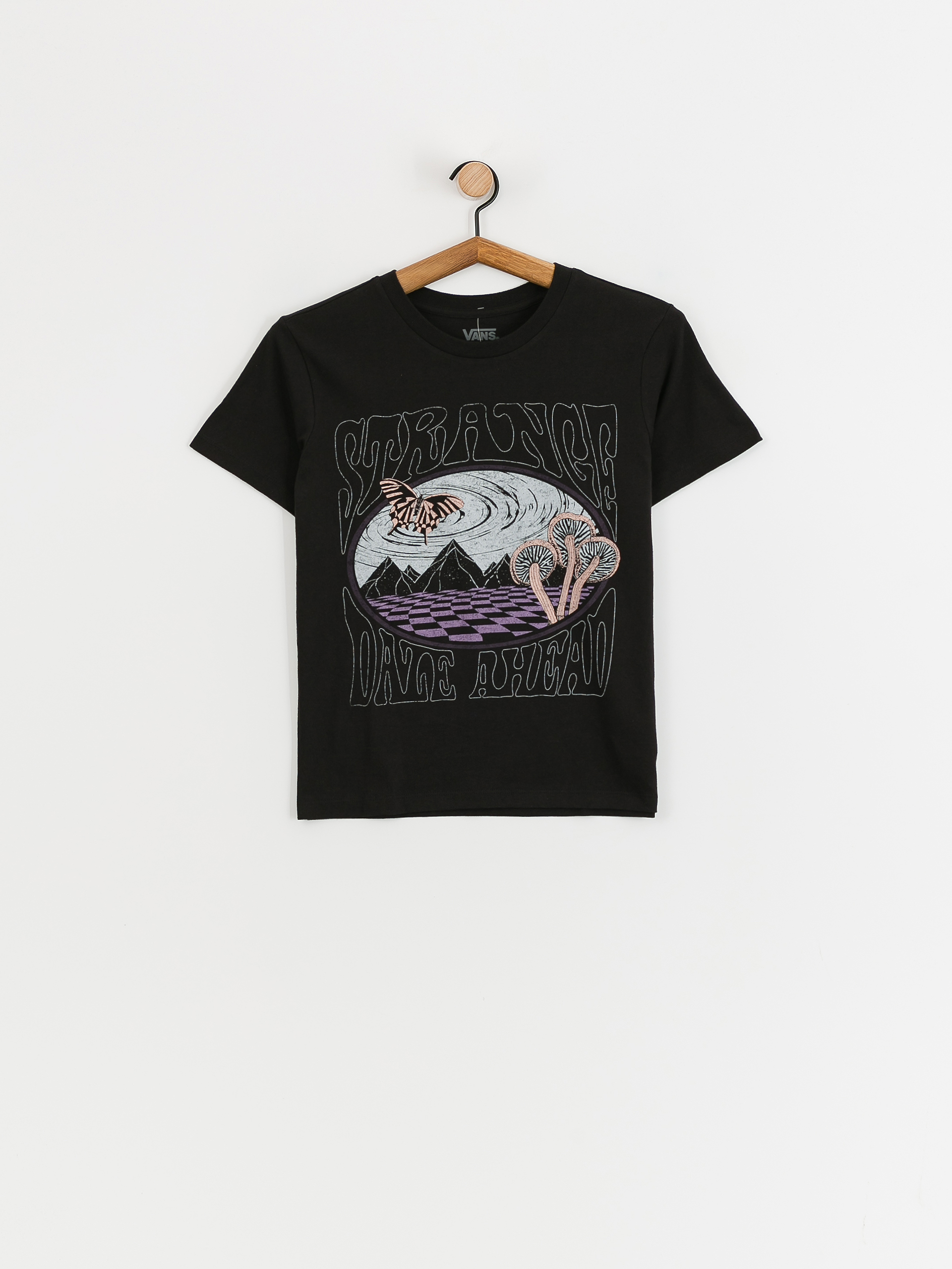 T-shirt Vans Dazed Strange Crew Wmn (black)