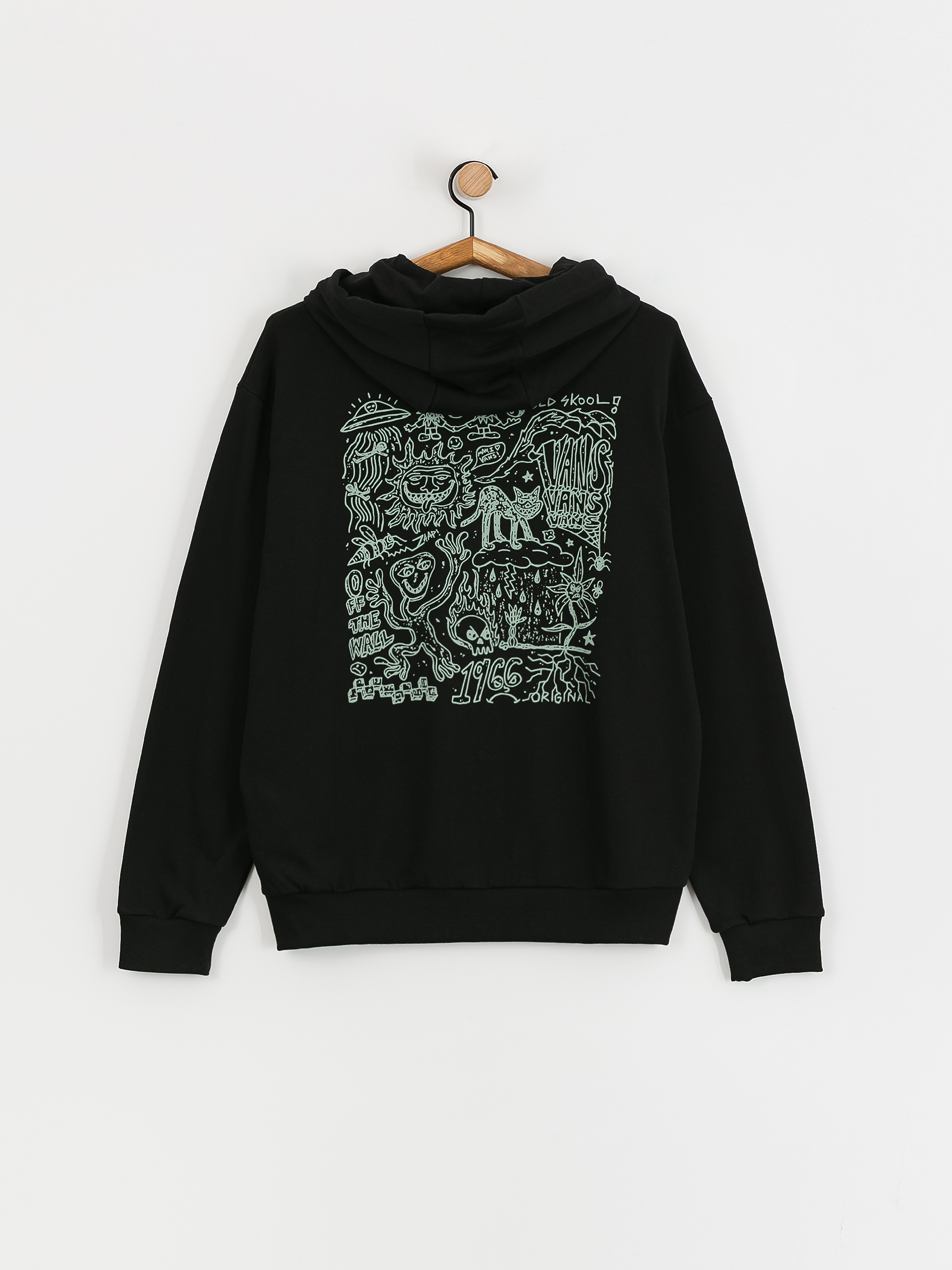 Bluza z kapturem Vans Skool Doodle Ft Relaxed HD (black)