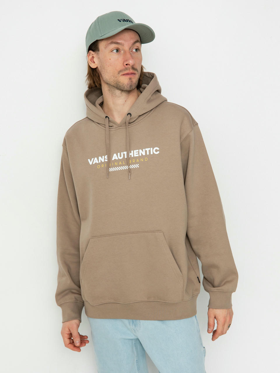 Bluza z kapturem Vans Vans Sport Loose Fit Fleece HD (desert taupe)