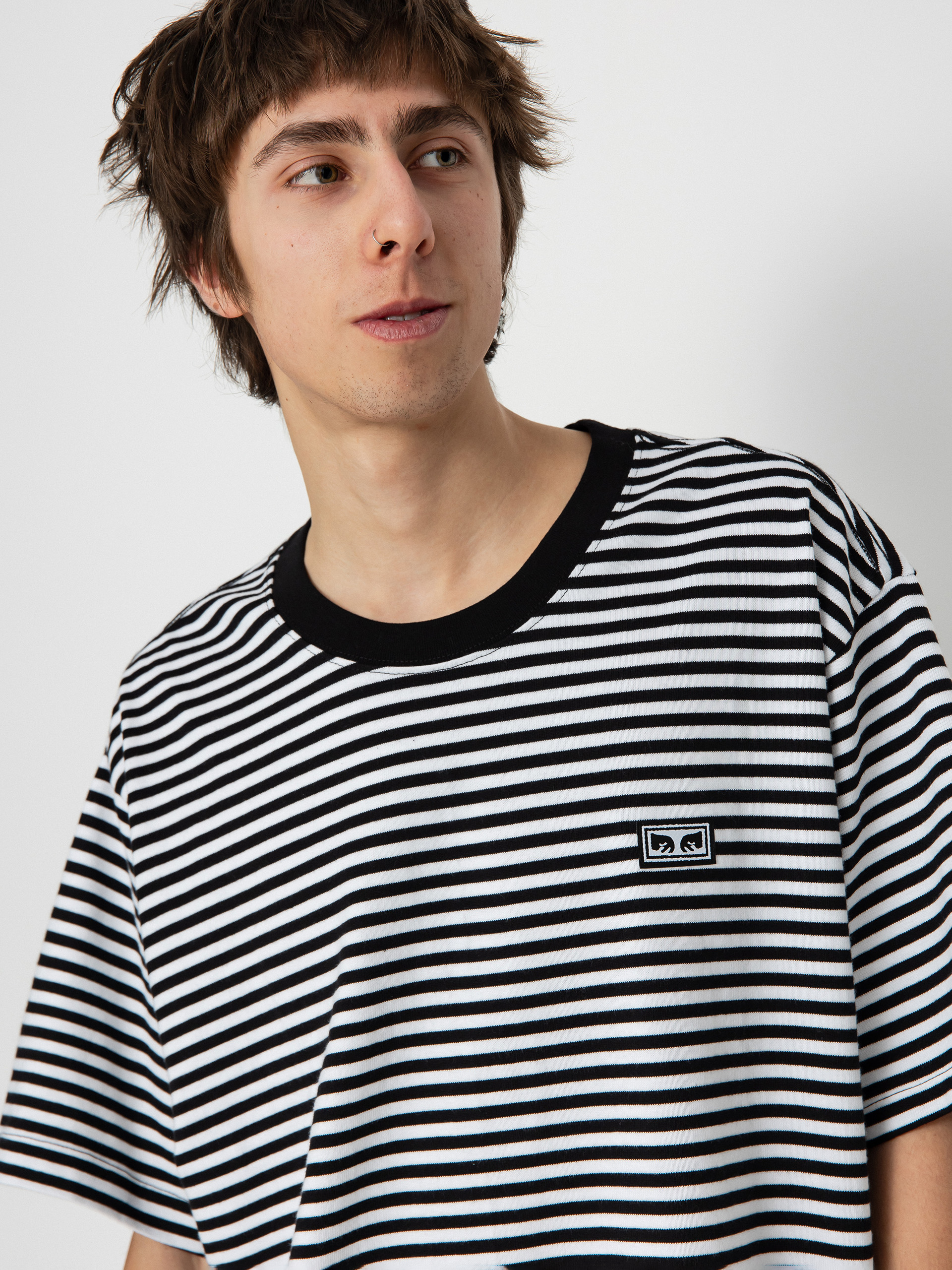 T-shirt OBEY Established Works Eyes Strp (black multi)