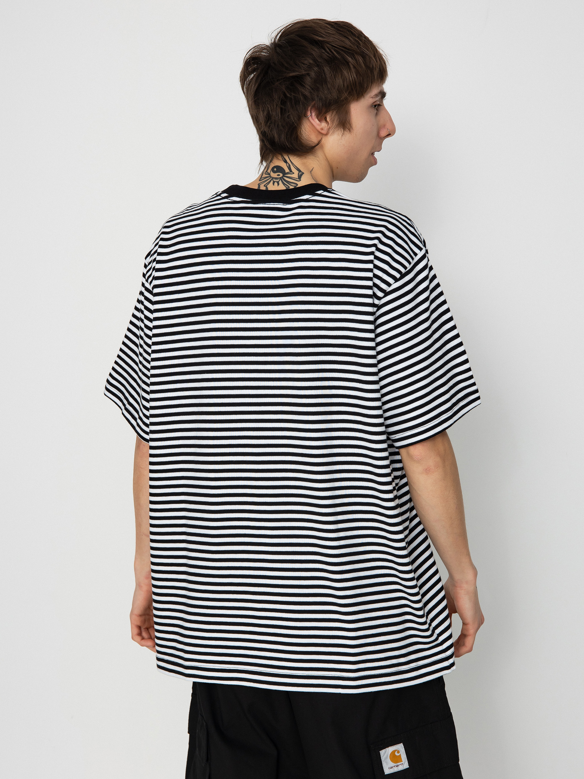 T-shirt OBEY Established Works Eyes Strp (black multi)