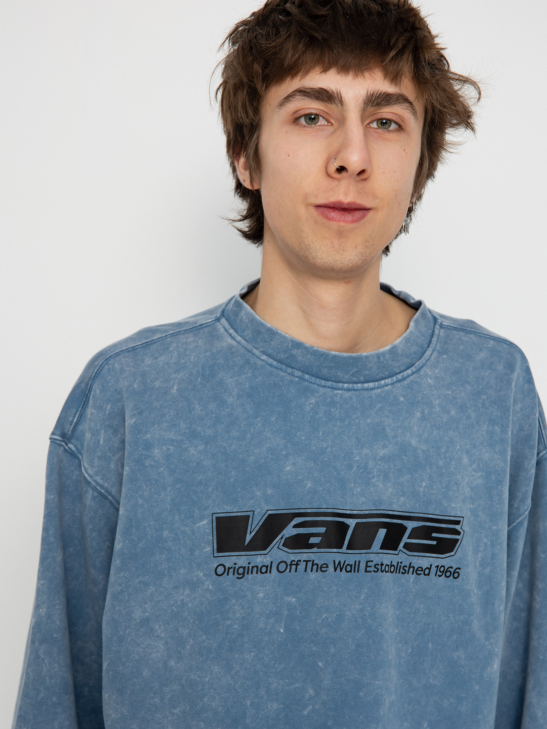 Bluza Vans Spaced Out Loose Crew (copen blue)