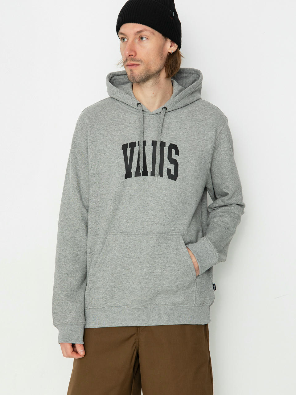 Bluza z kapturem Vans Vans Arched HD (cement heather)