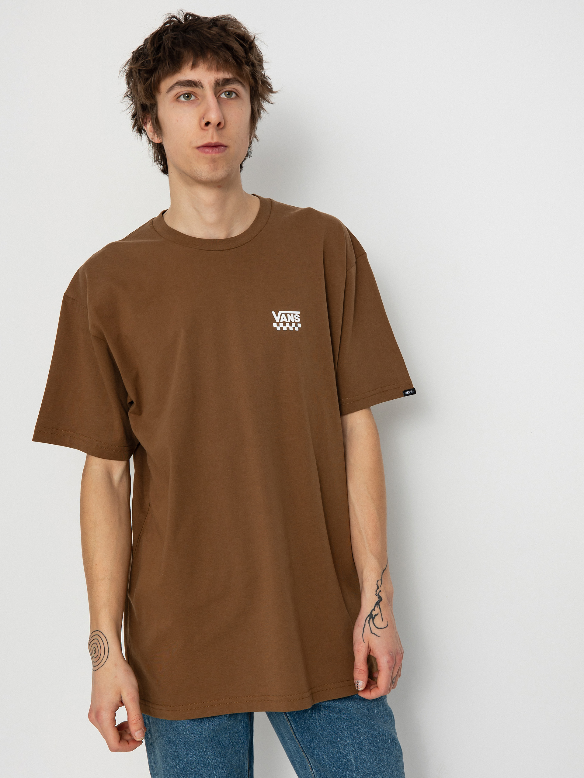 T-shirt Vans Left Chest Logo II (coffee liqueur)