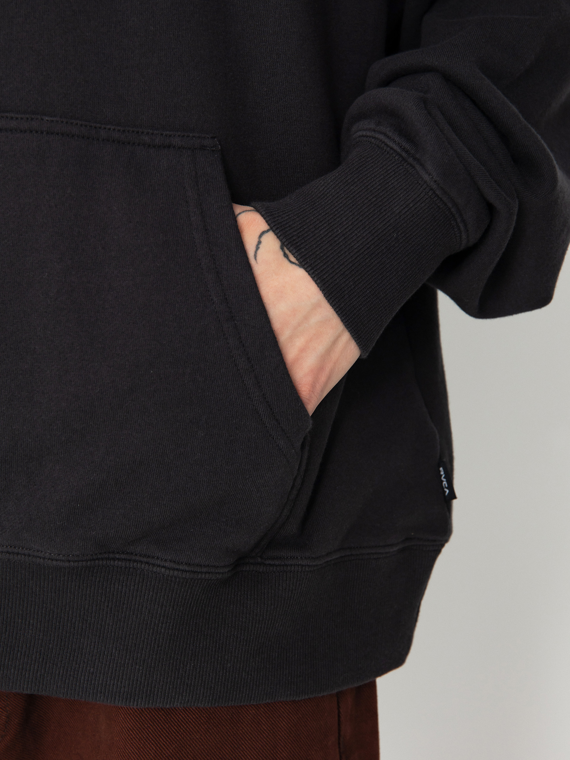 Bluza z kapturem RVCA Benj Bouquet HD (washed black)