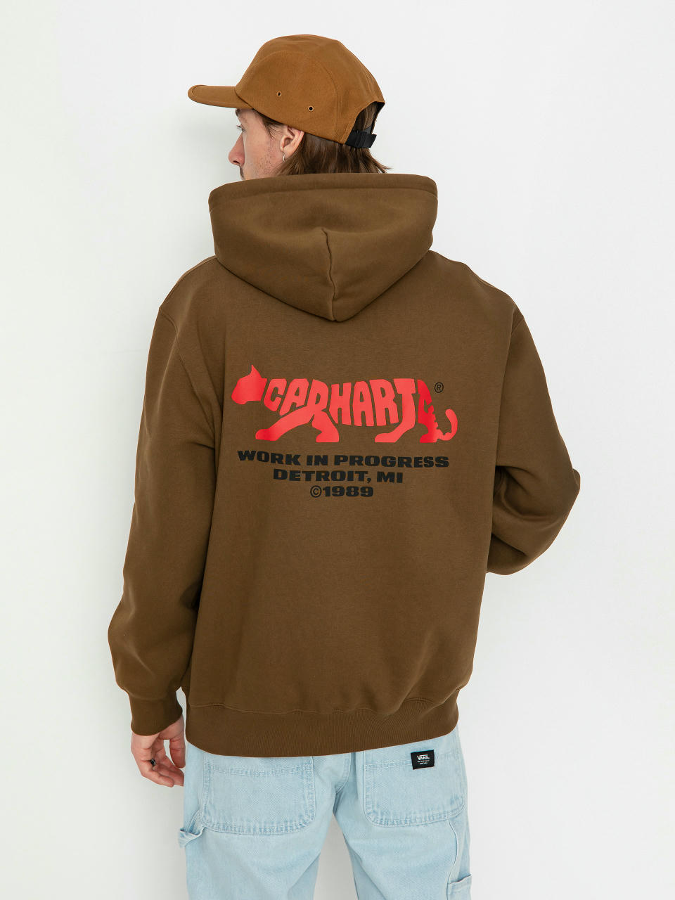 Bluza z kapturem Carhartt WIP Rocky Script HD (lumber)