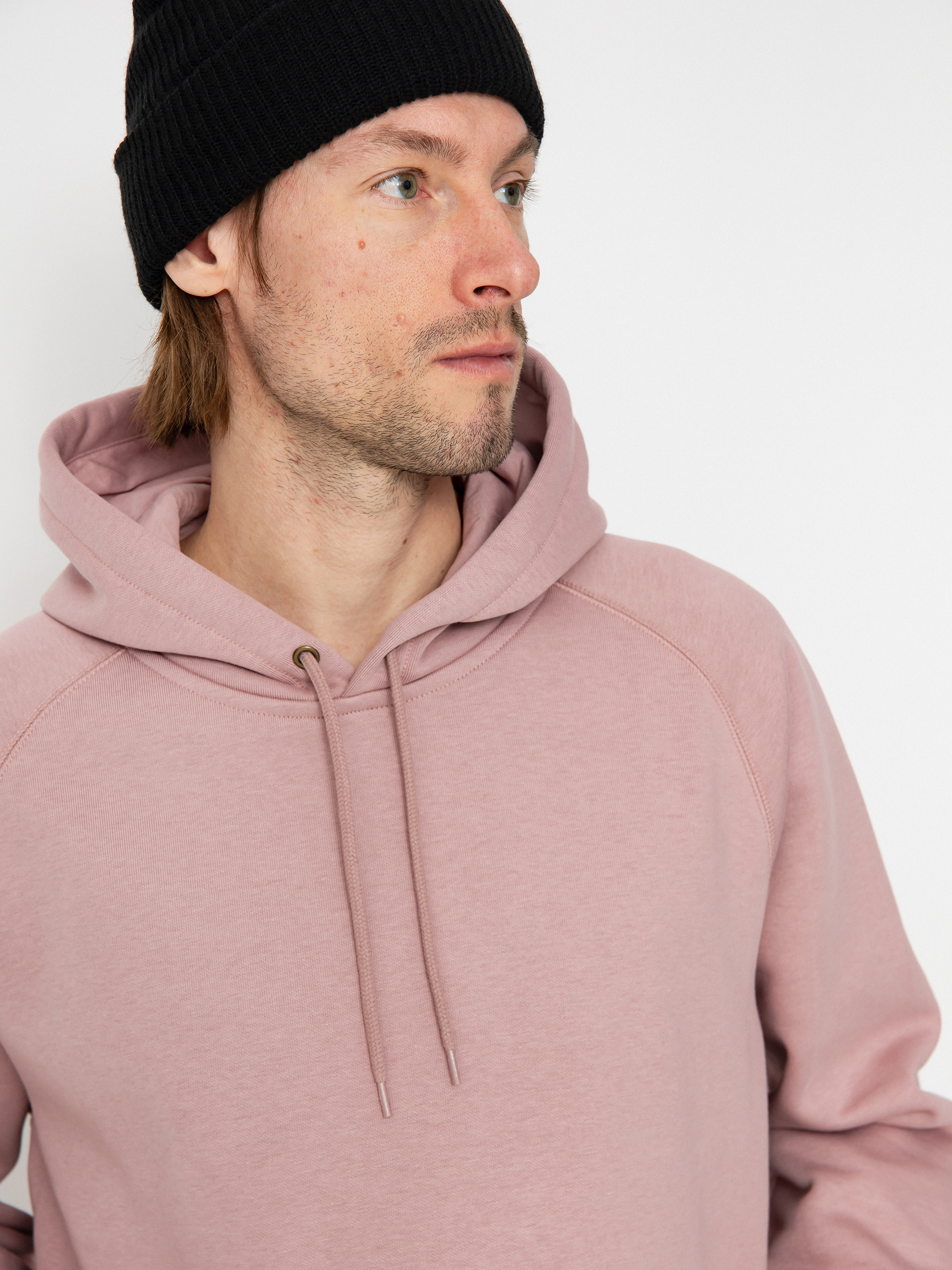 Bluza z kapturem Carhartt WIP Chase HD (glassy pink/gold)