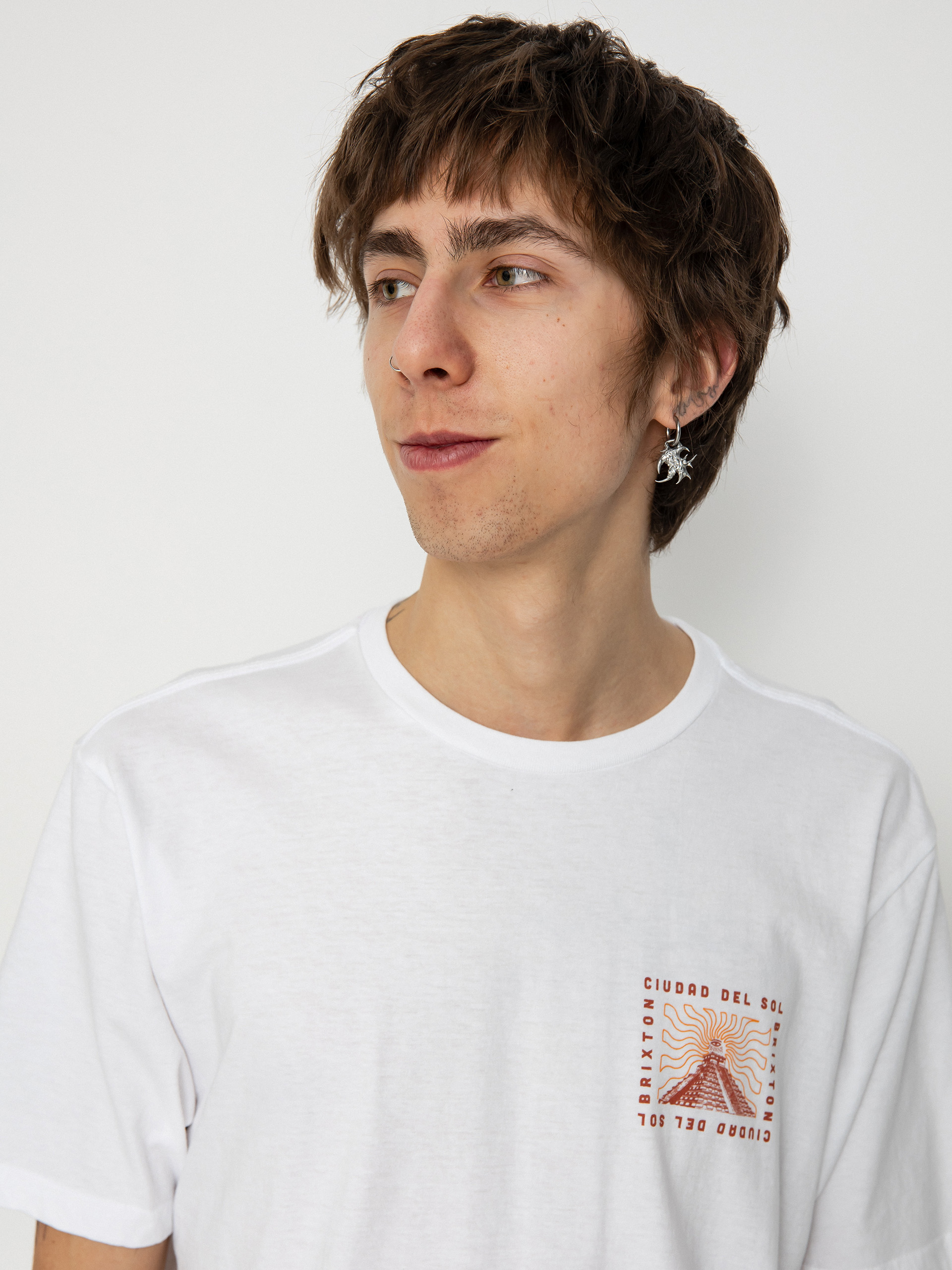 T-shirt Brixton Del Sol Tlrt (white)