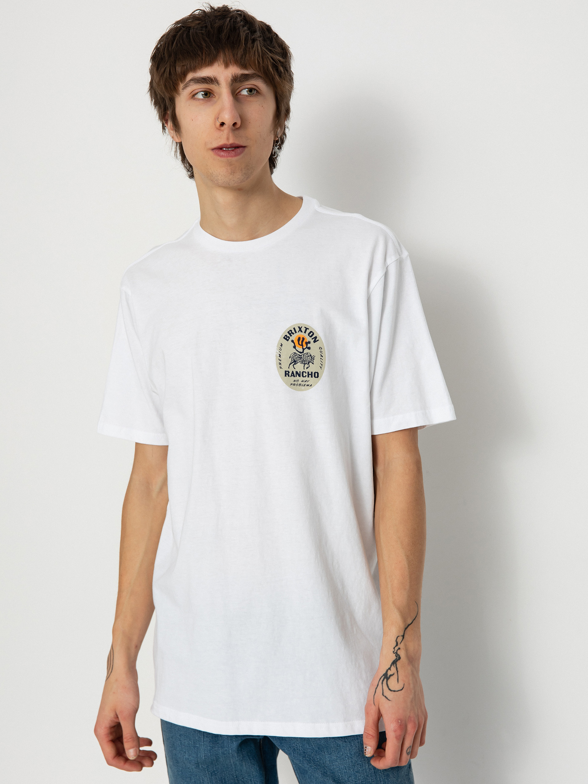 T-shirt Brixton Rancho Tlrt (white)