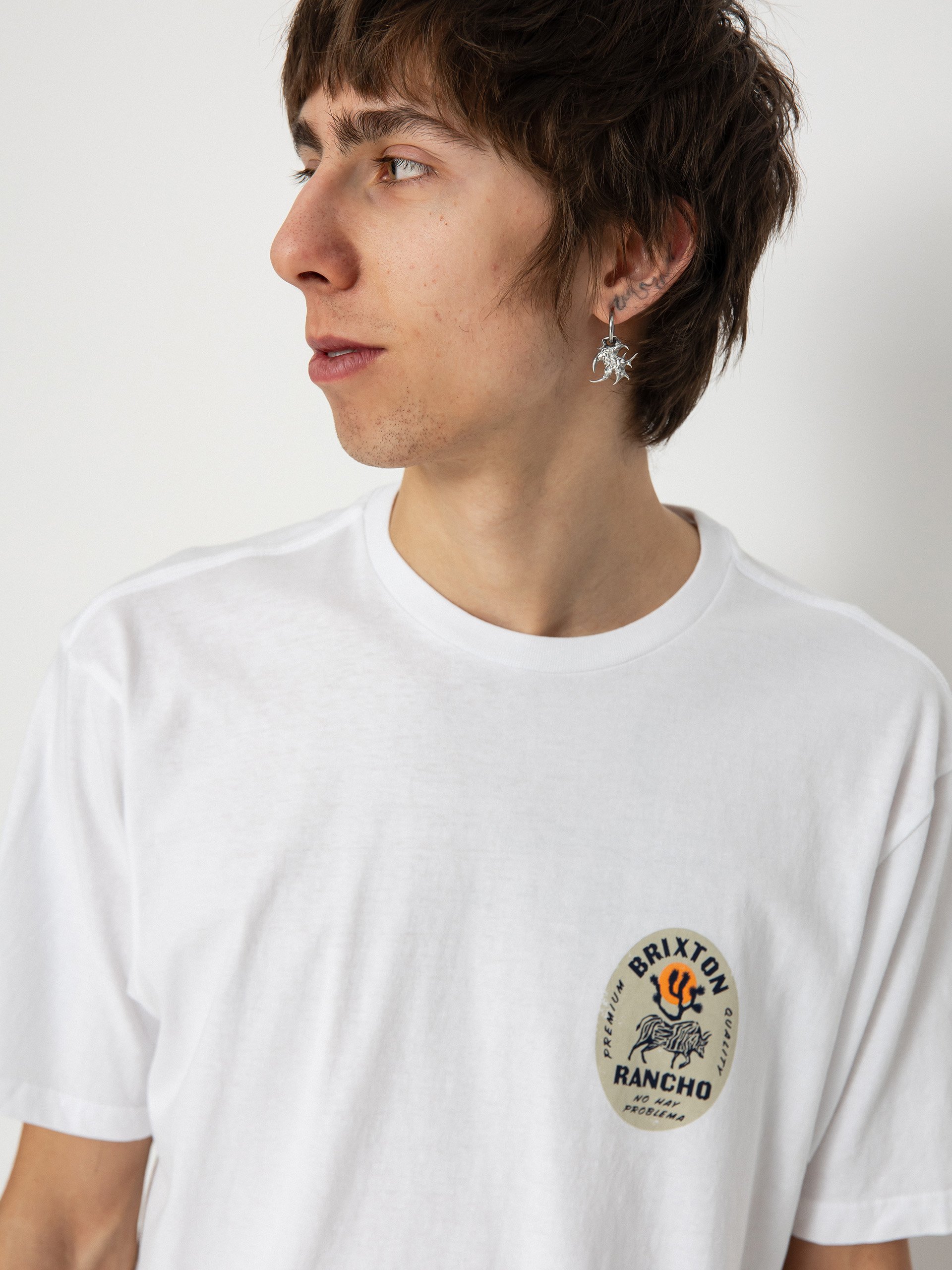 T-shirt Brixton Rancho Tlrt (white)