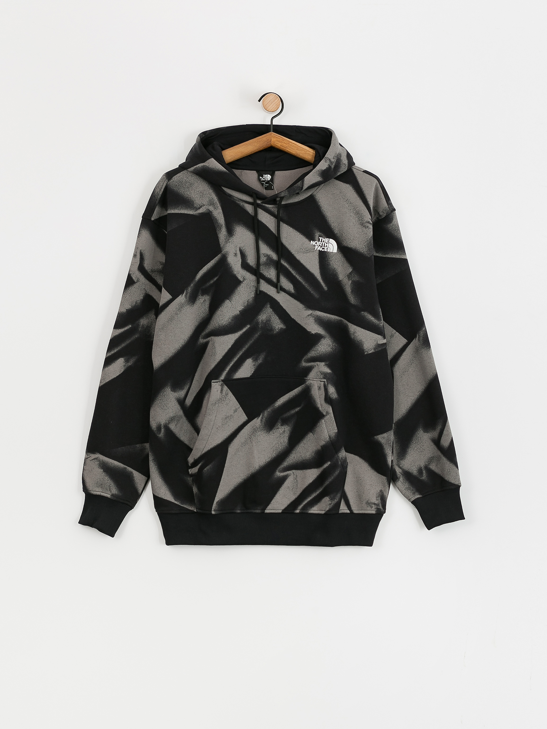 Bluza z kapturem The North Face Essential HD Print (smoked pearl garment fo)