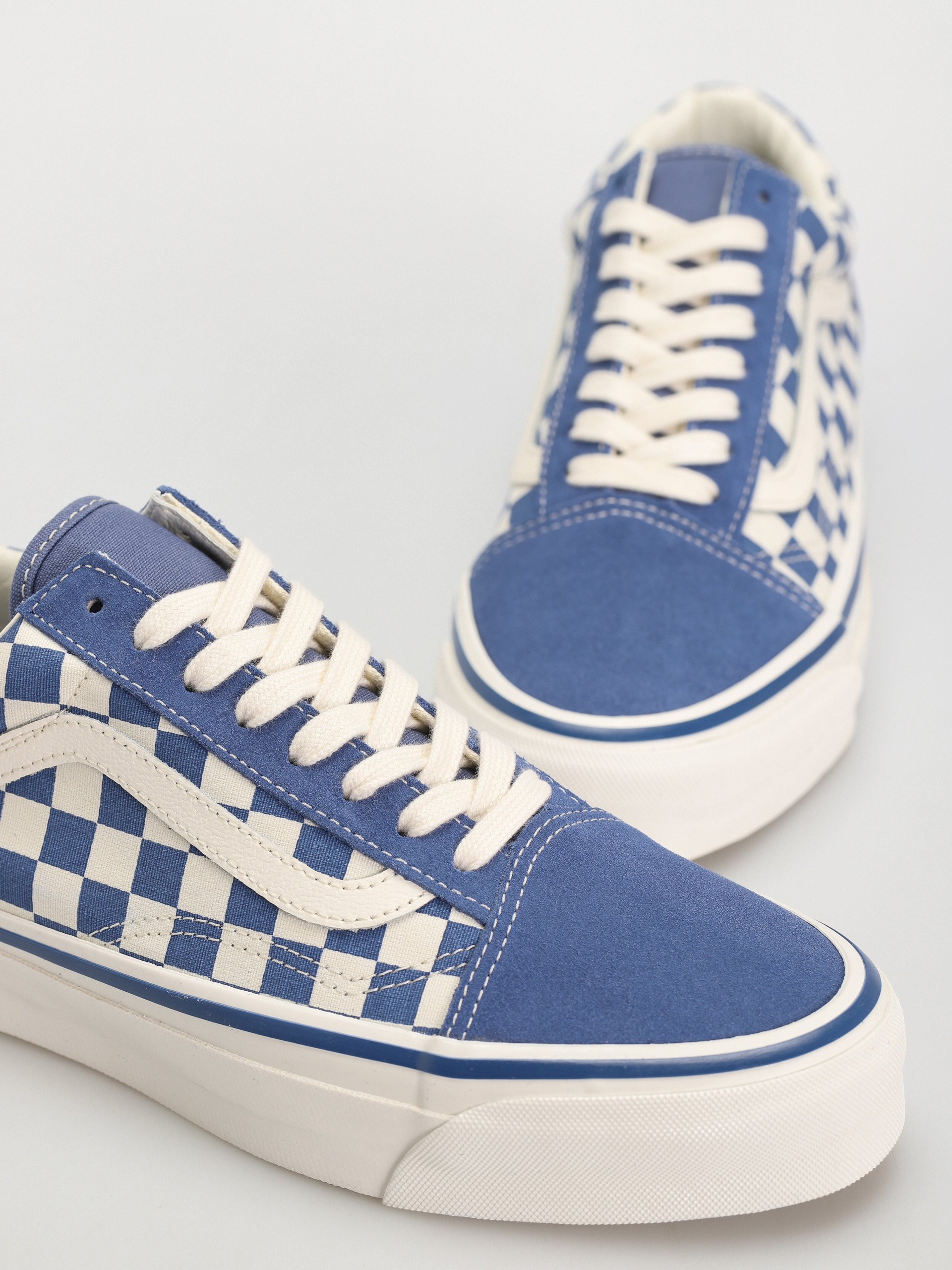 Buty Vans Old Skool 36 (checkerboard medium blue)
