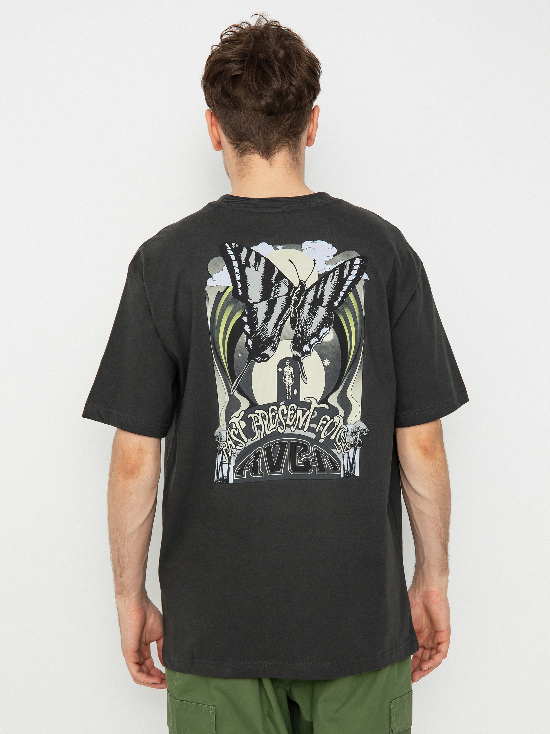 T-shirt RVCA Fly High (pirate black)