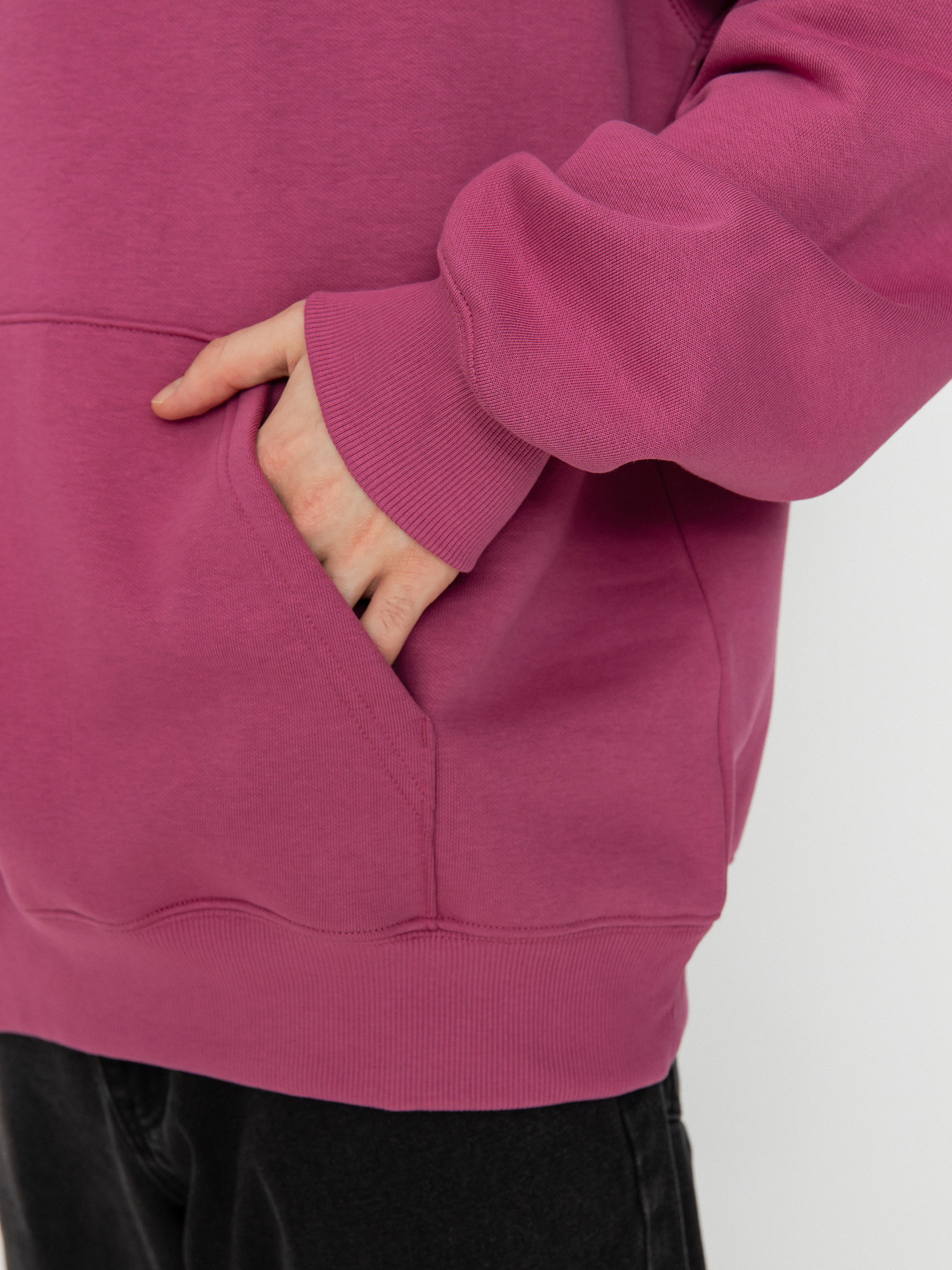 Bluza z kapturem Carhartt WIP Carhartt HD (magenta/black)