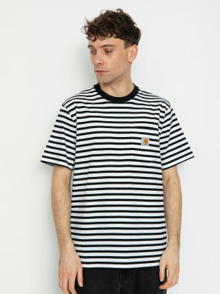 T-shirt Carhartt WIP Seidler Pocket (seidler stripe/black/white)