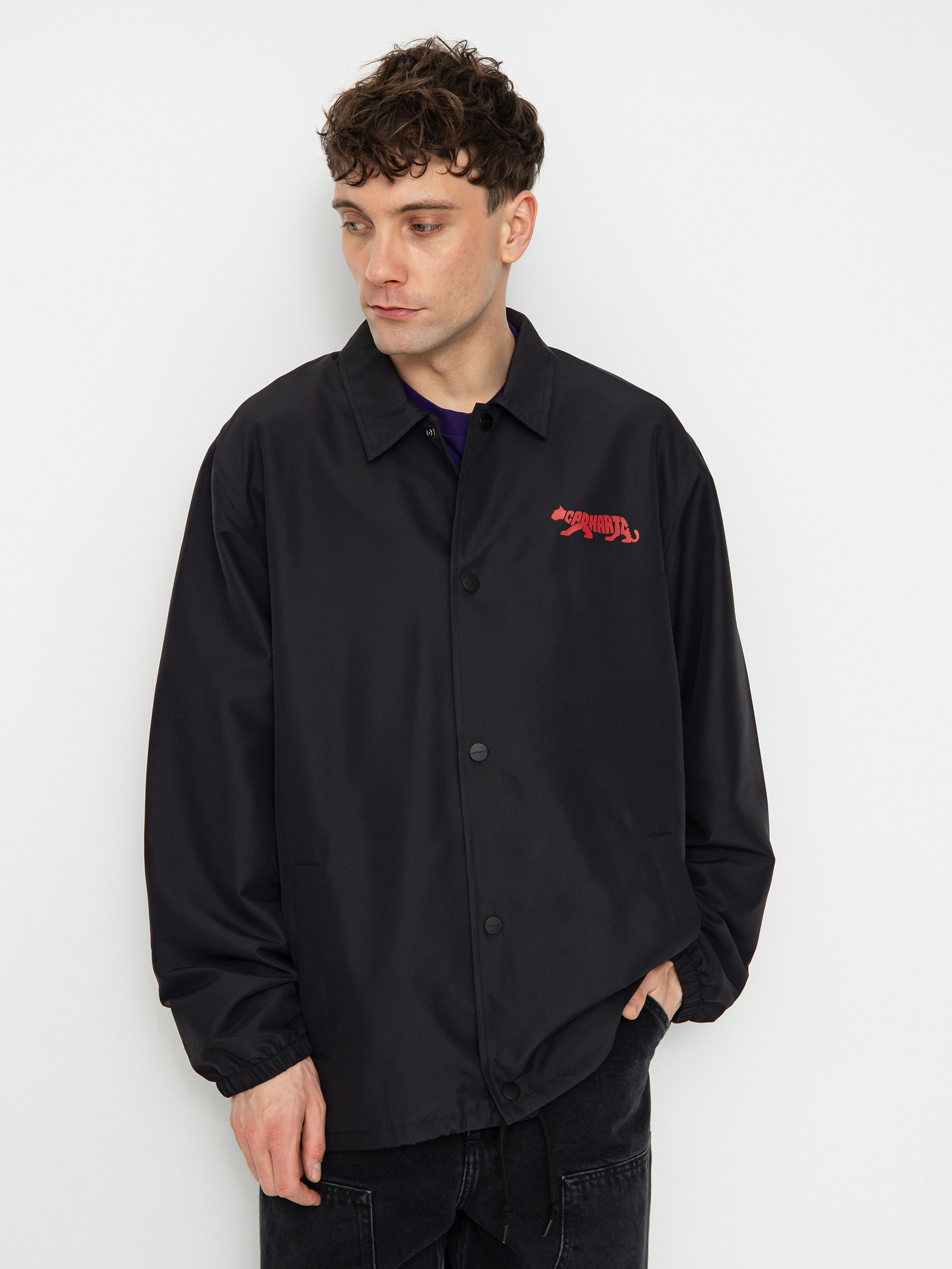 Kurtka Carhartt WIP Rocky Coach (black/samba/white)