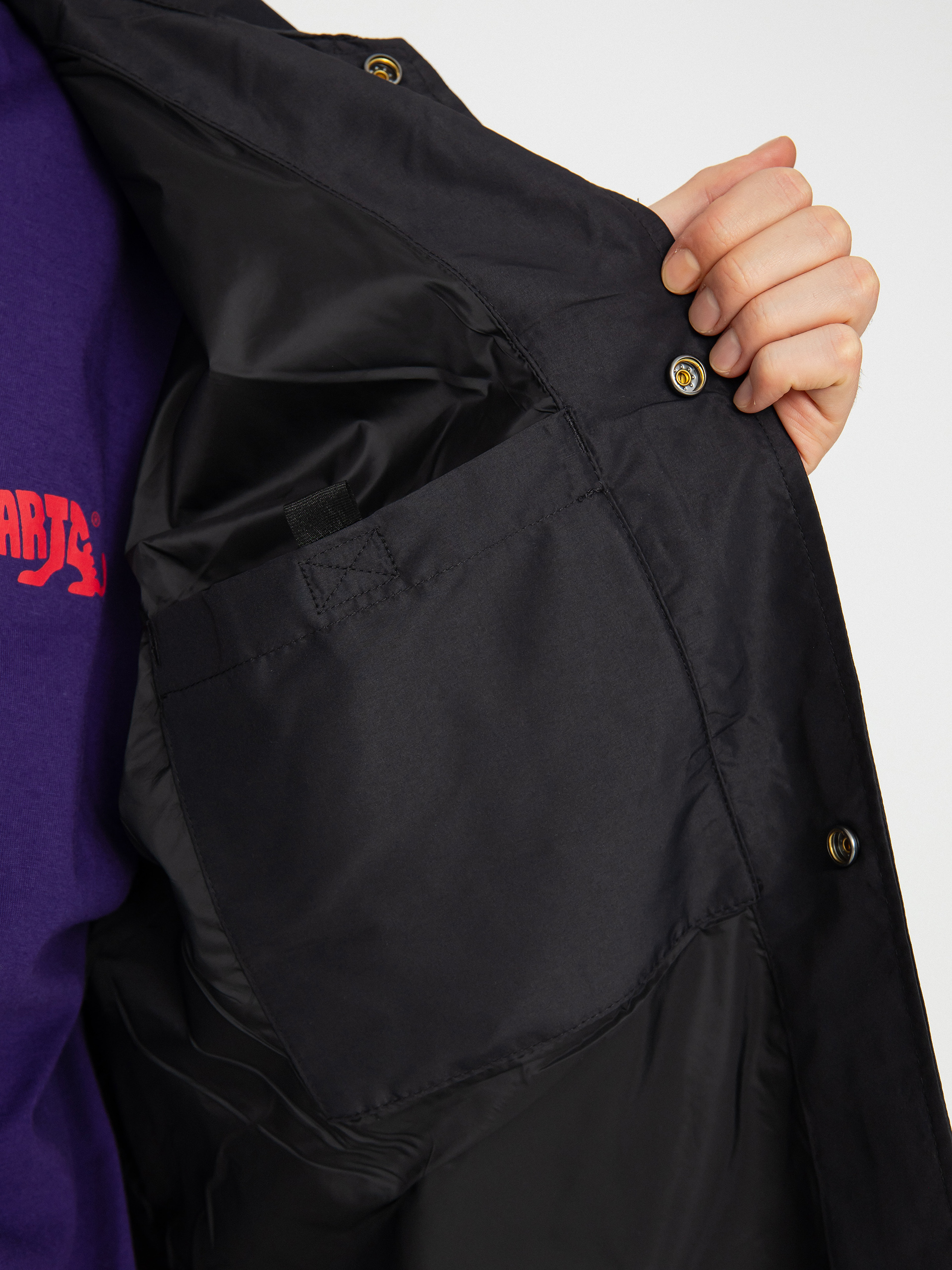 Kurtka Carhartt WIP Rocky Coach (black/samba/white)