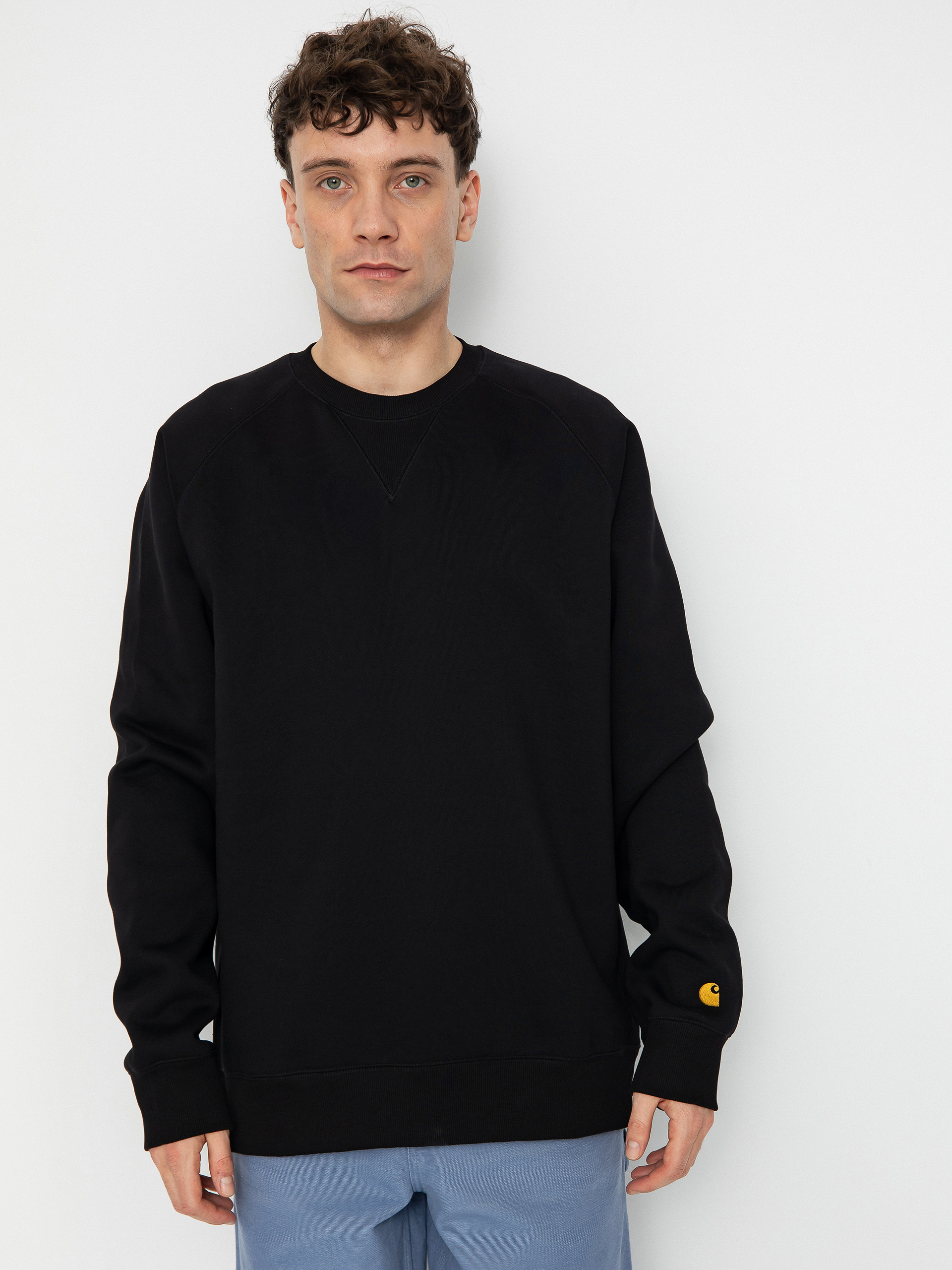 Bluza Carhartt WIP Chase (black/gold)