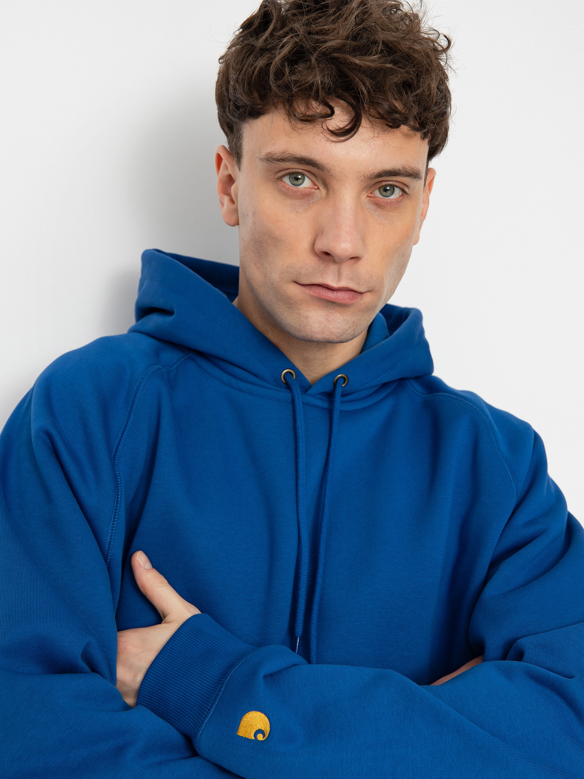 Bluza z kapturem Carhartt WIP Chase HD (acapulco/gold)