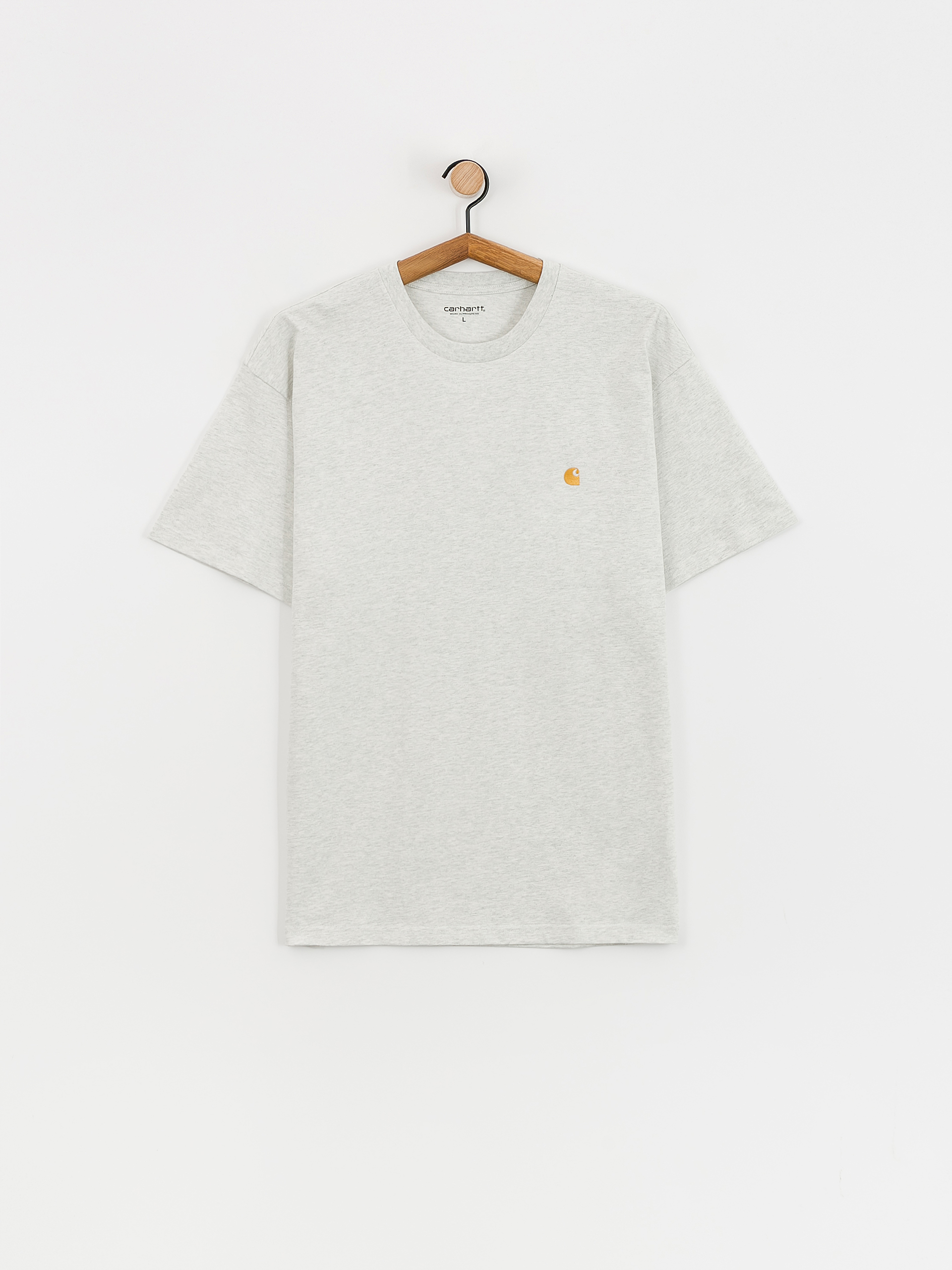T-shirt Carhartt WIP Chase (ash heather/gold)