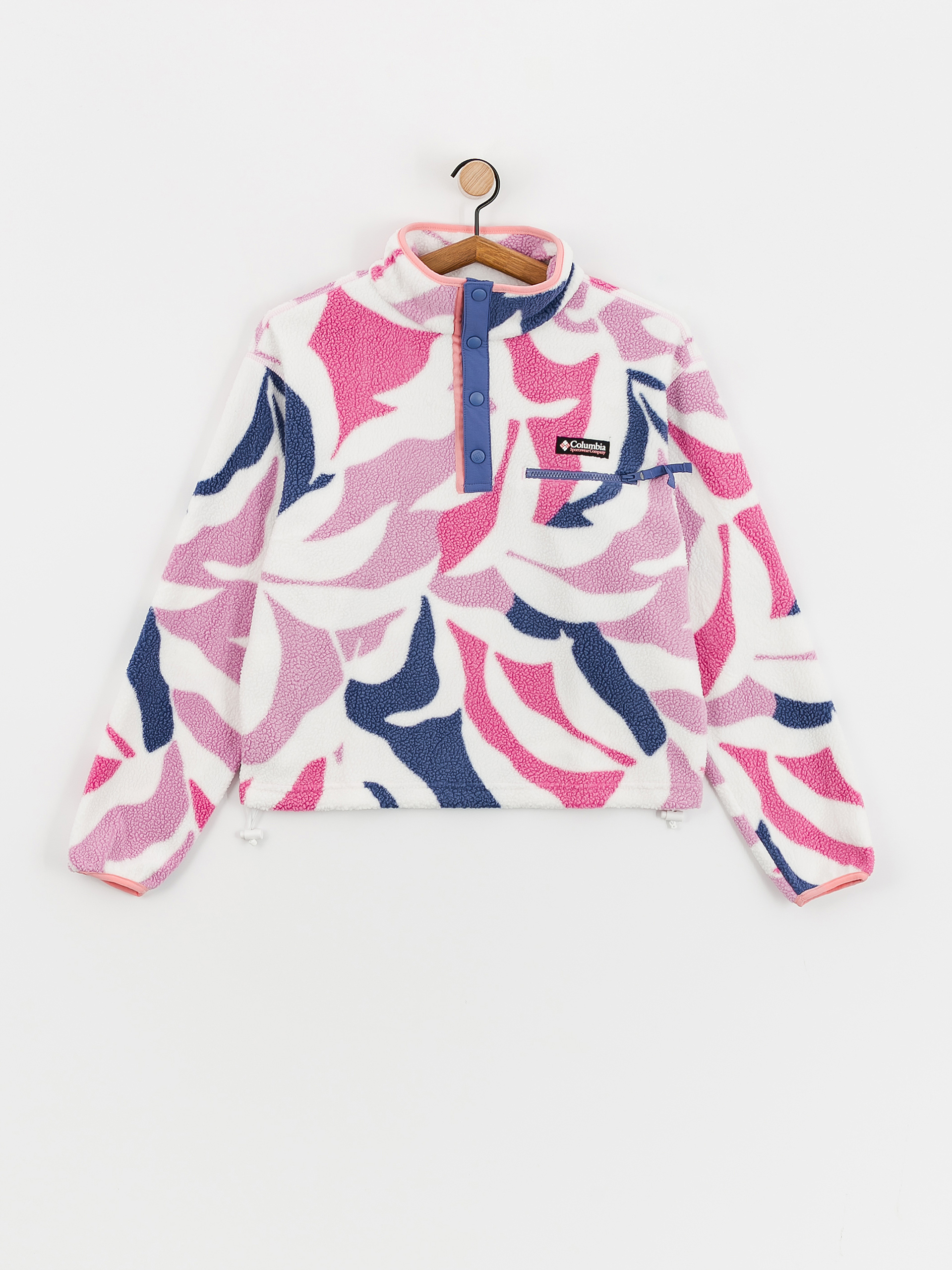 Damski Polar Columbia Helvetia Cropped (cosmos floristic print/eve/salmon rose)