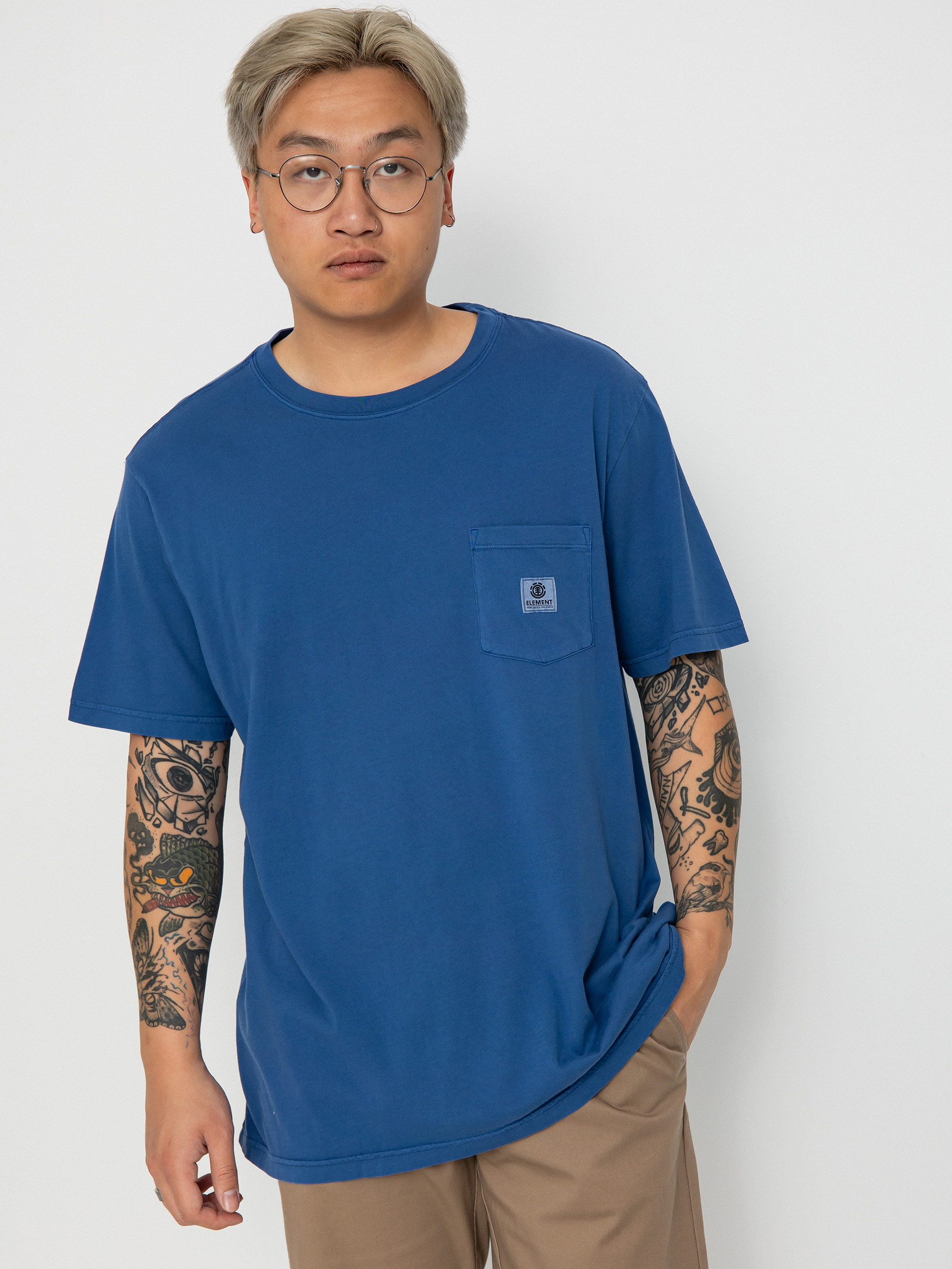 T-shirt Element Basic Pocket Pigment (nouvean navy)