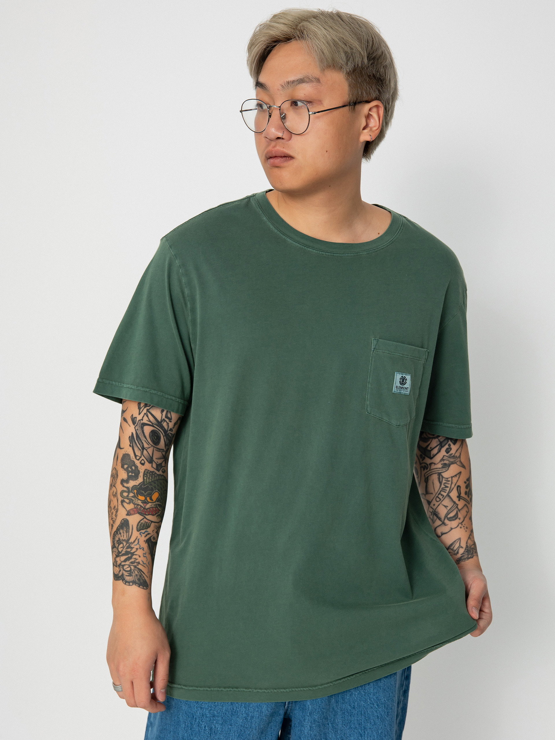 T-shirt Element Basic Pocket Pigment (garden topiary)