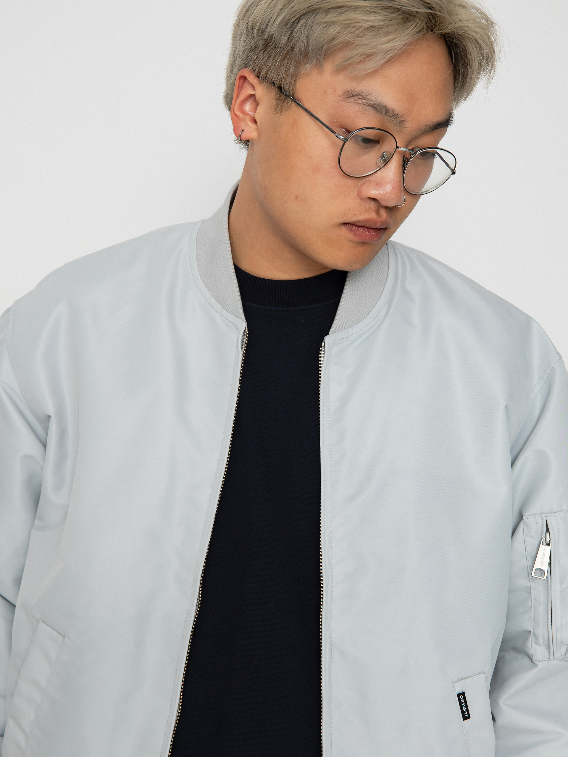 Kurtka Carhartt WIP Otley Bomber (sonic silver)