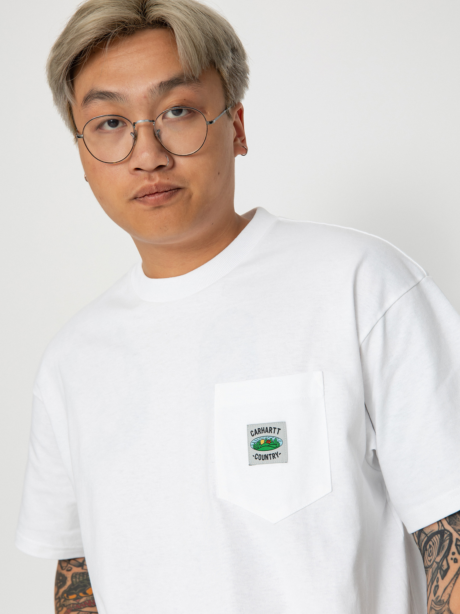T-shirt Carhartt WIP Field Pocket (white)