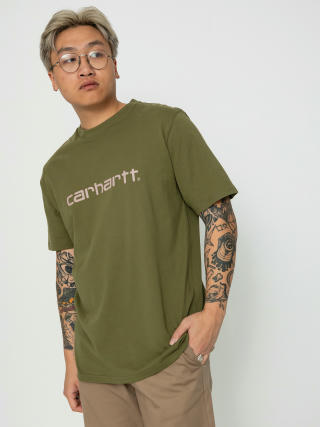 T-shirt Carhartt WIP Script (dundee/glassy pink)