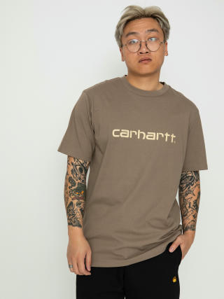 T-shirt Carhartt WIP Script (branch/rattan)
