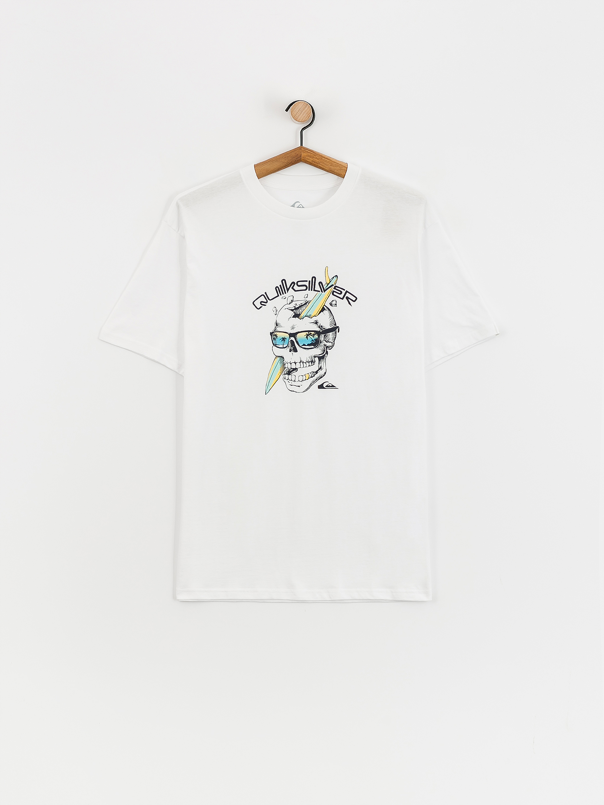 T-shirt Quiksilver One Last Surf (white)