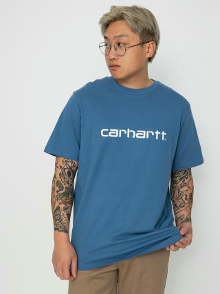 T-shirt Carhartt WIP Script (sorrent/white)