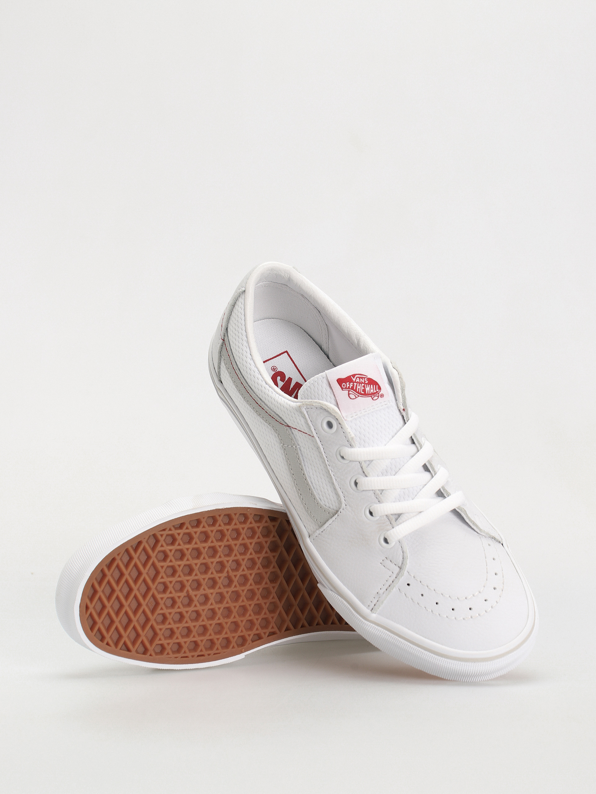 Buty Vans Sk8 Low (retro skate white/red)