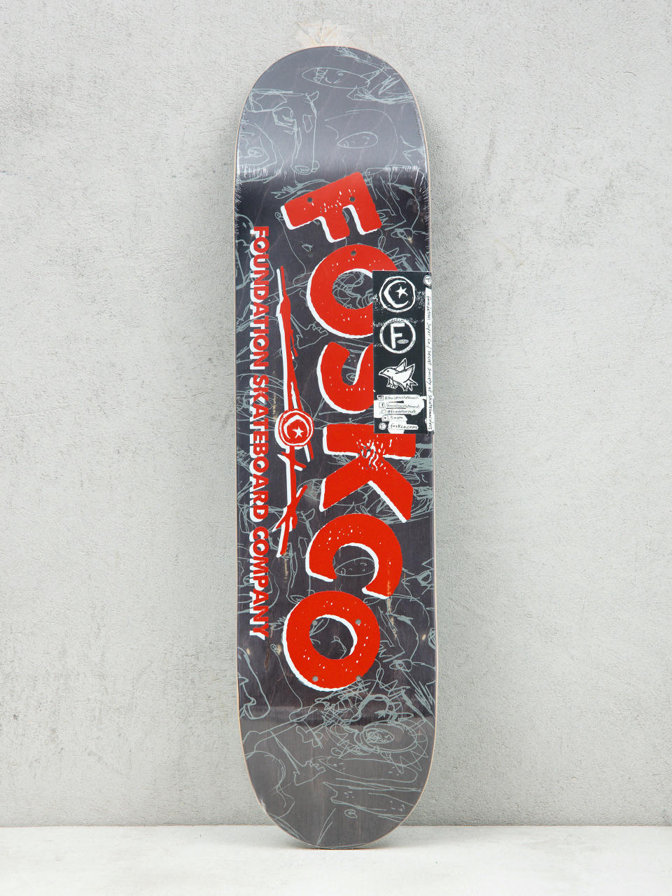 Deck Foundation Fosko (black/red)