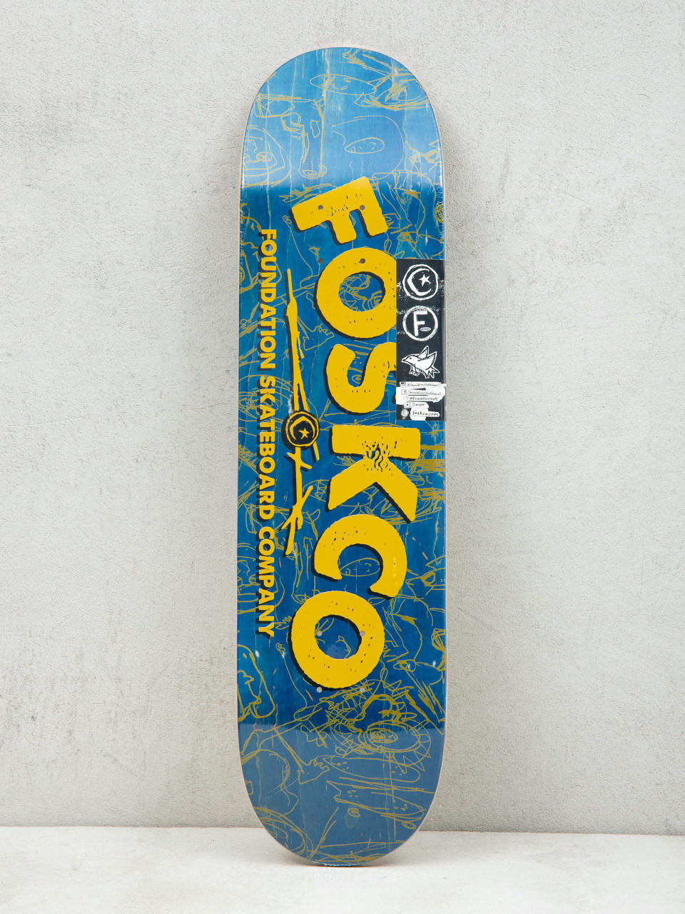 Deck Foundation Fosko (blue/yellow)