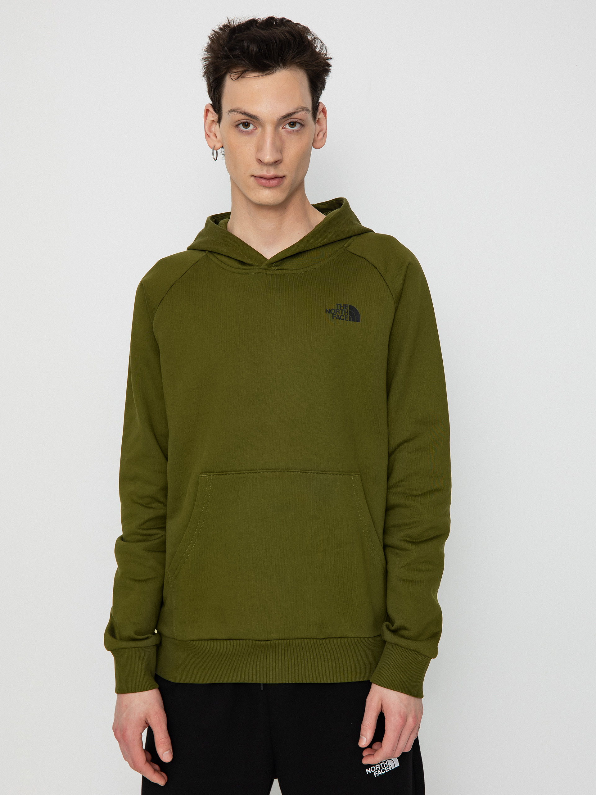 Bluza z kapturem The North Face Raglan Redbox HD (forest olive)