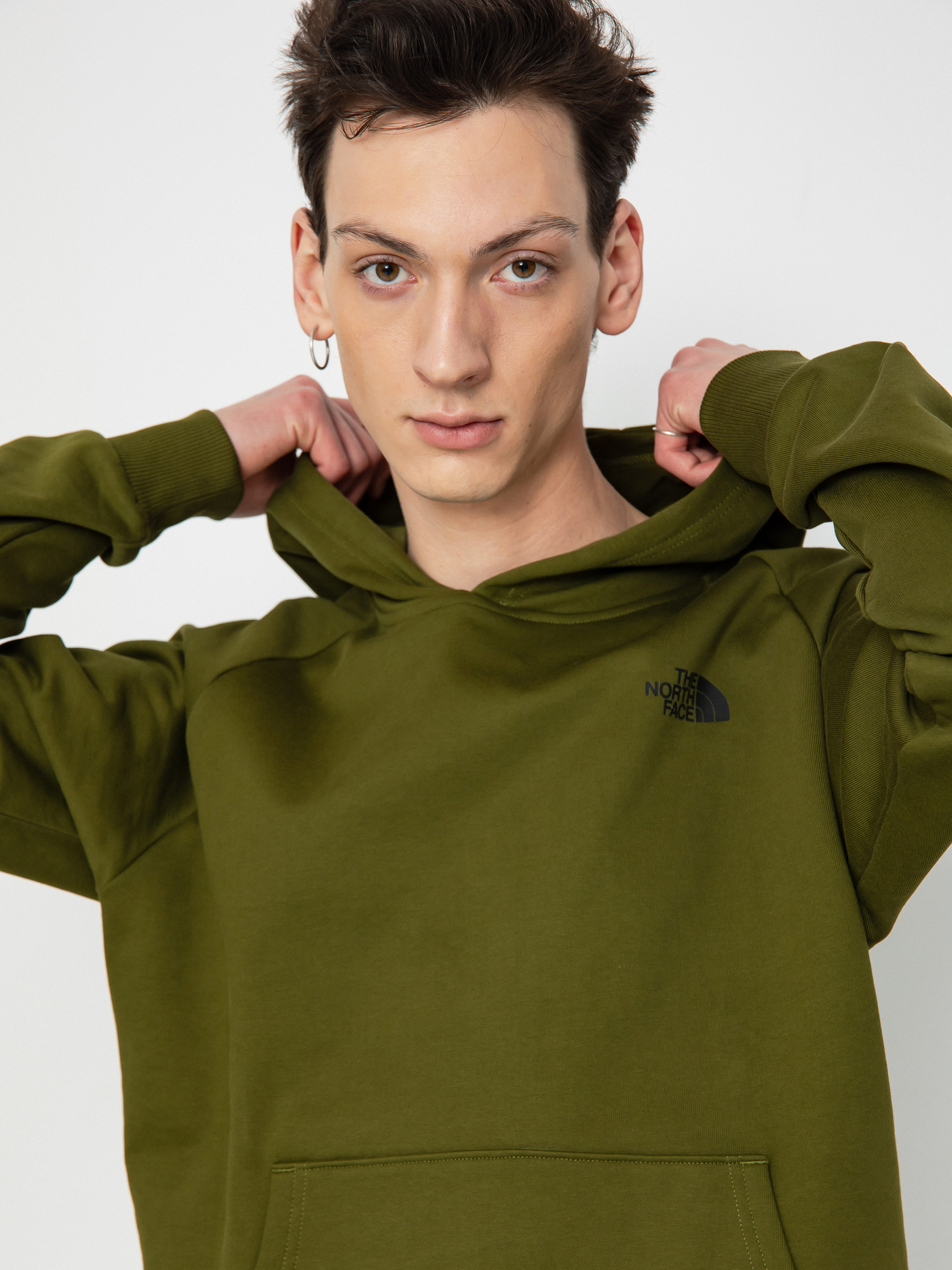 Bluza z kapturem The North Face Raglan Redbox HD (forest olive)