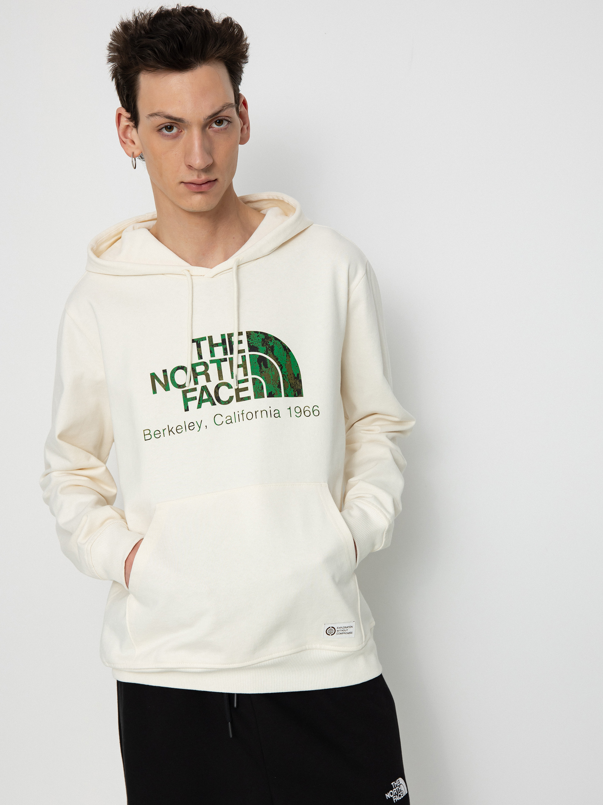 Bluza z kapturem The North Face Berkeley California HD (white dune)