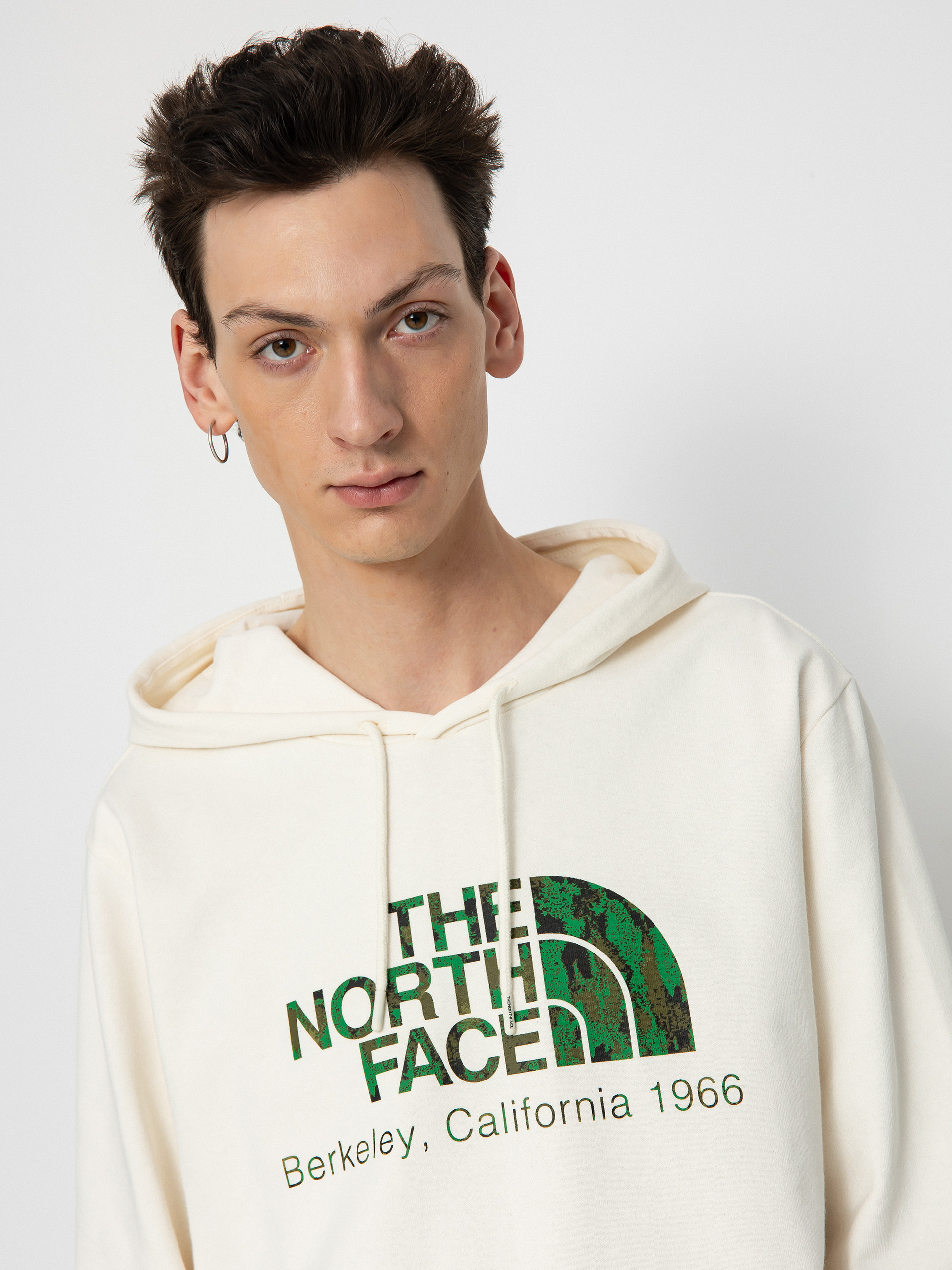 Bluza z kapturem The North Face Berkeley California HD (white dune)