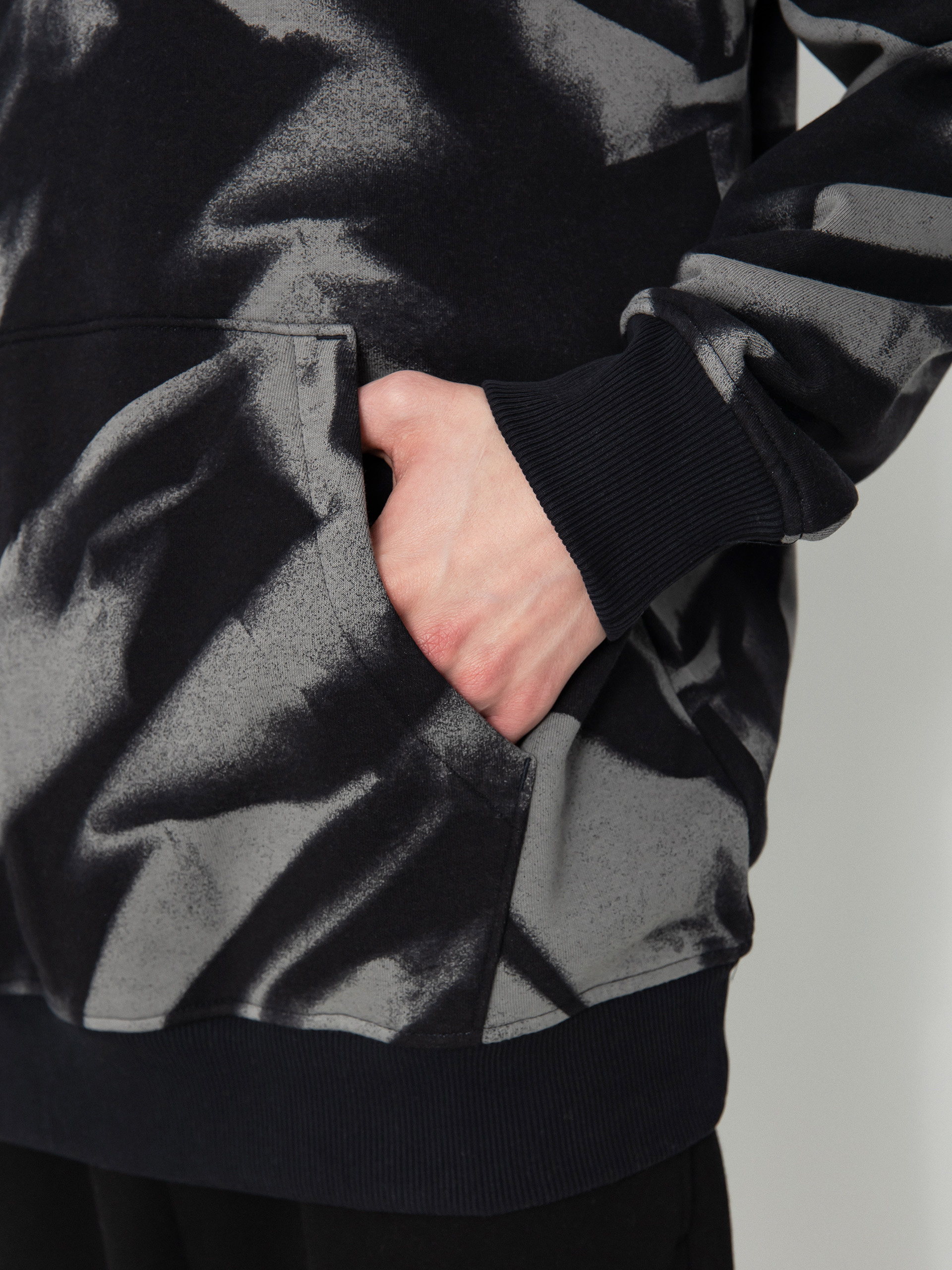 Bluza z kapturem The North Face Essential HD Print (smoked pearl garment fo)