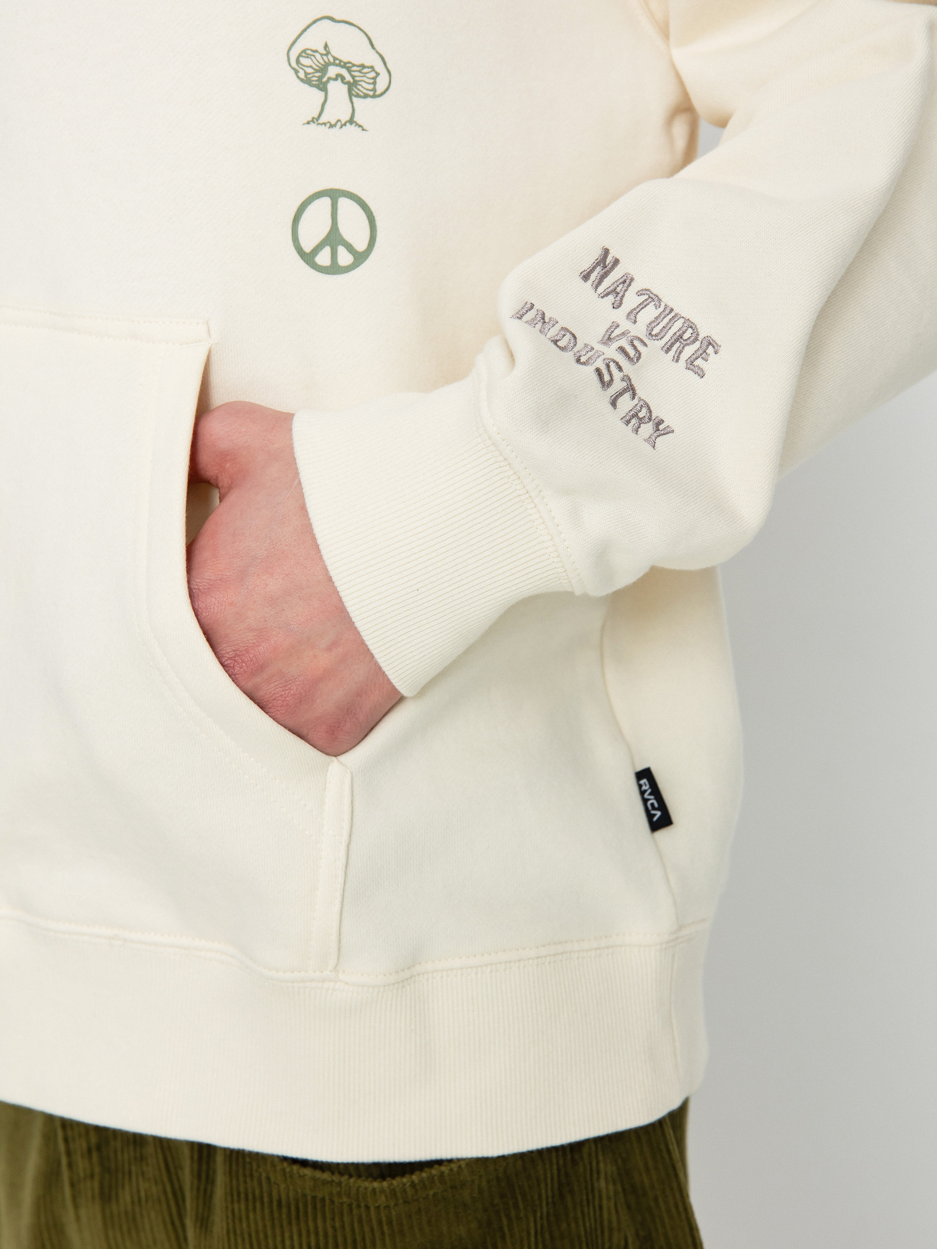 Bluza z kapturem RVCA Love Her HD (salt)