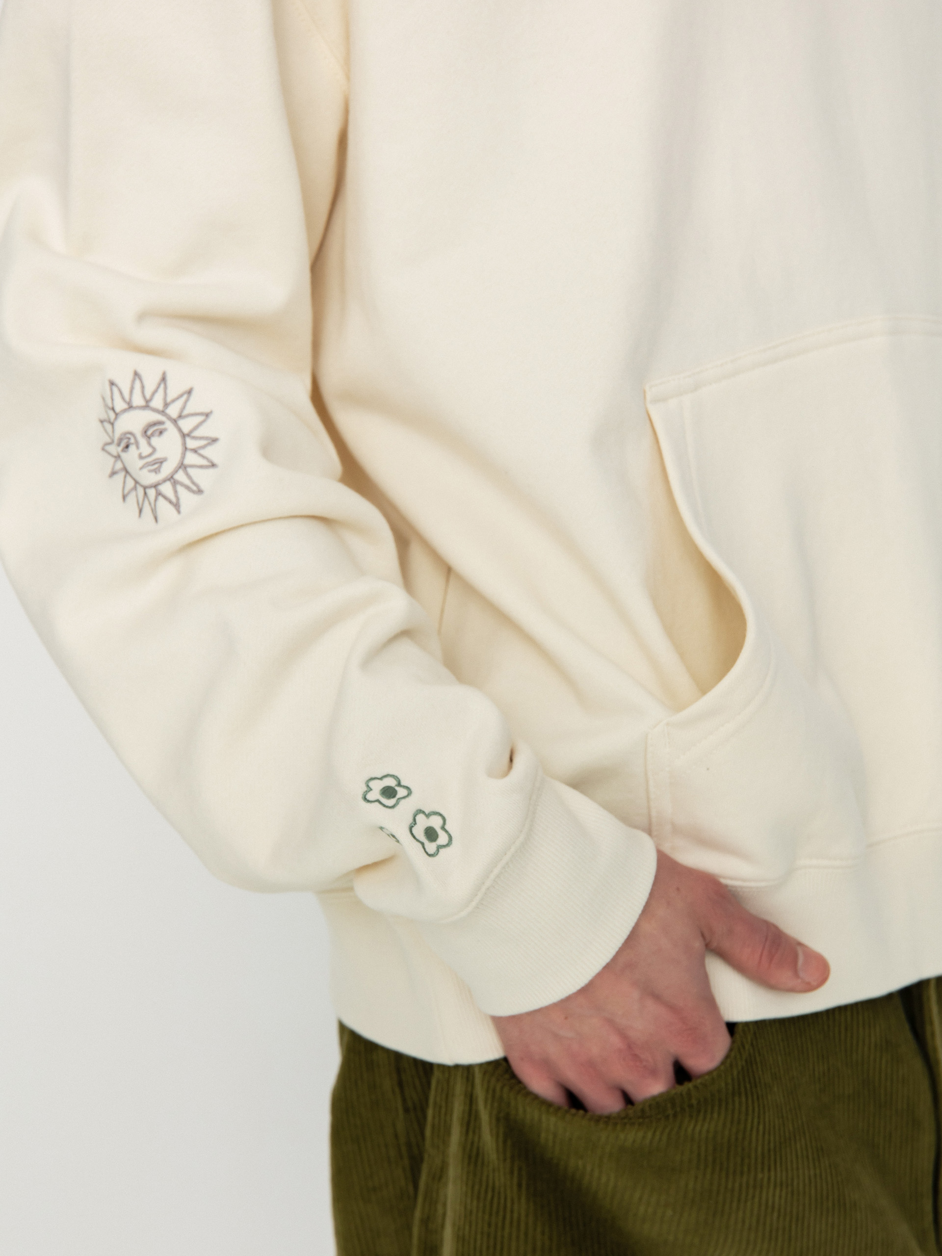 Bluza z kapturem RVCA Love Her HD (salt)