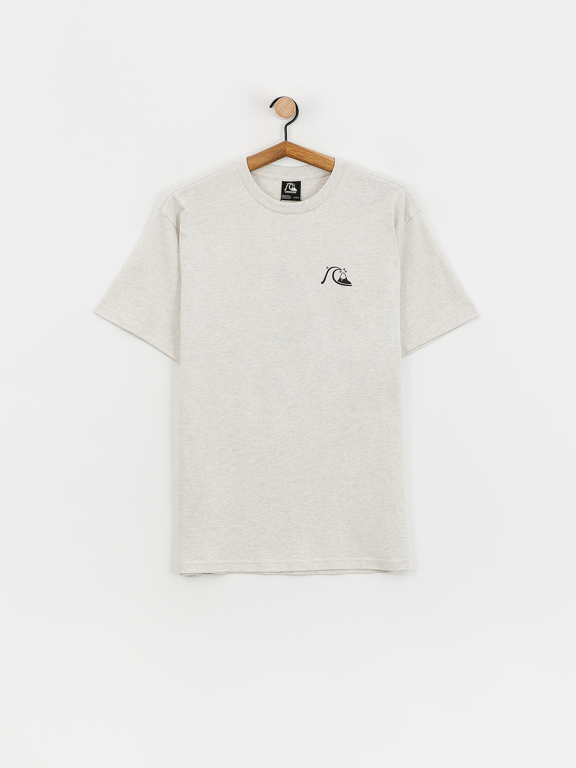 T-shirt Quiksilver Qs Bubble Logo Dna (snow heather)