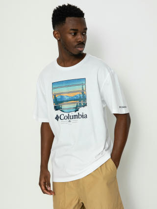 T-shirt Columbia Path Lake II (white/colorful vista)